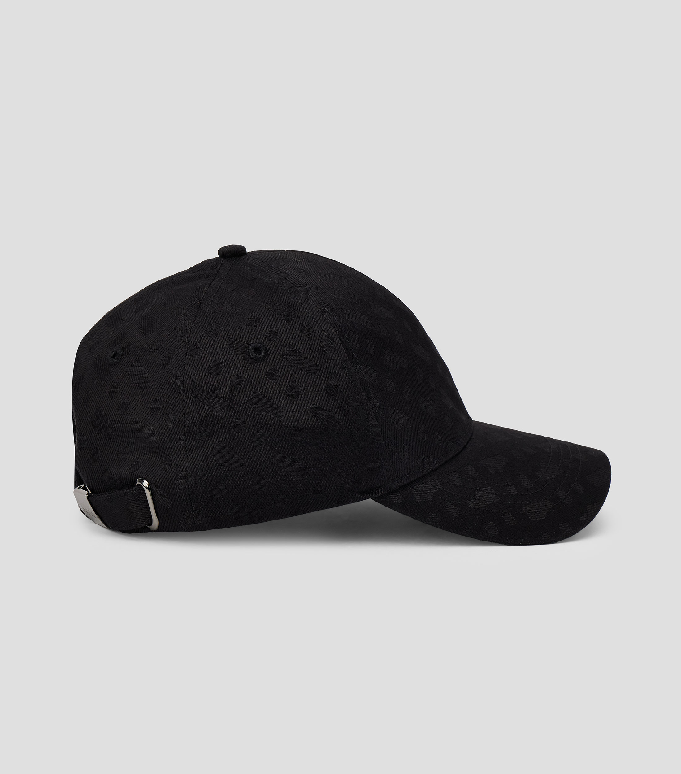 Gorra monogram negro Hombre