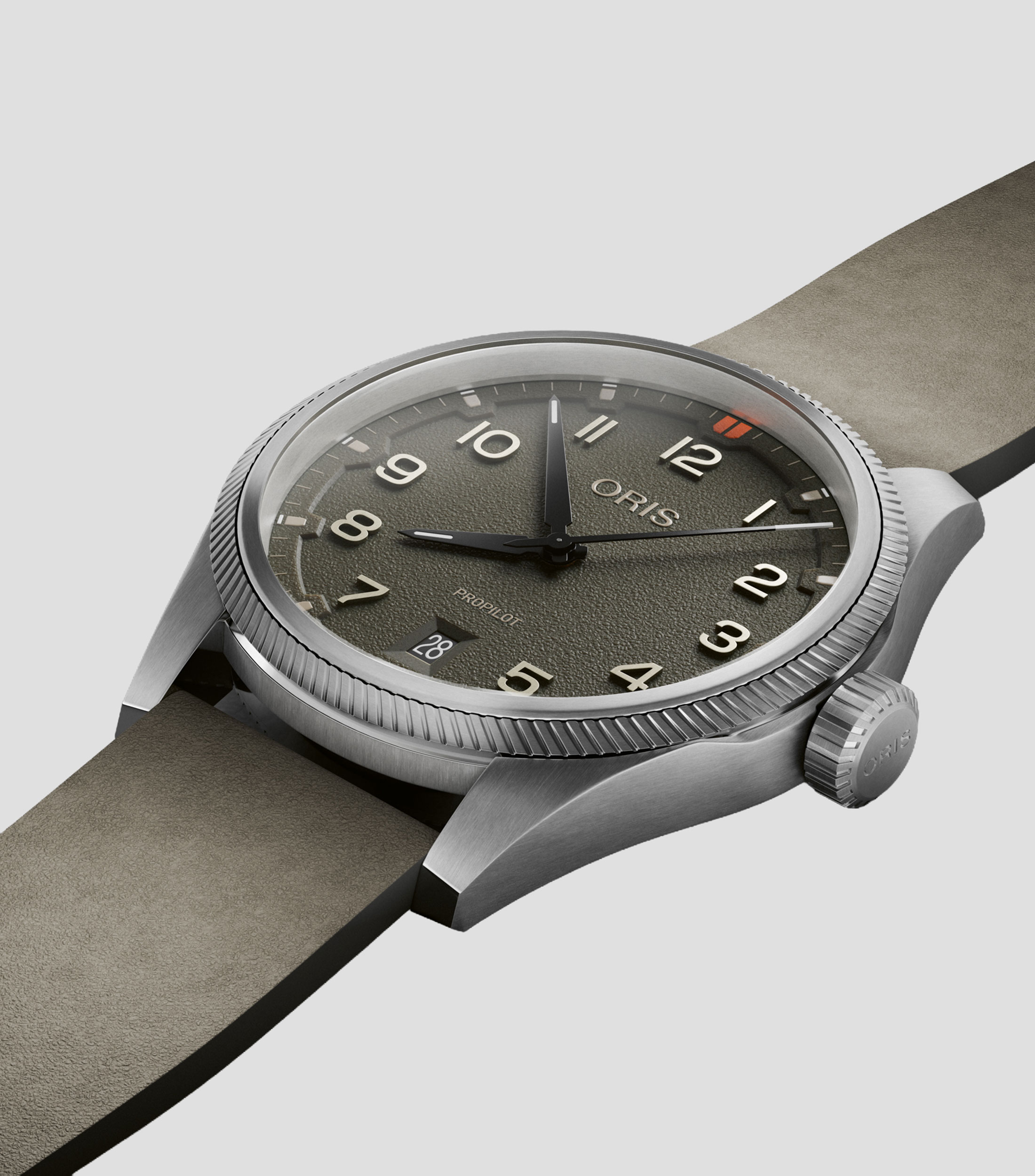 Reloj para Hombre ProPilot Date Deportivo Café
