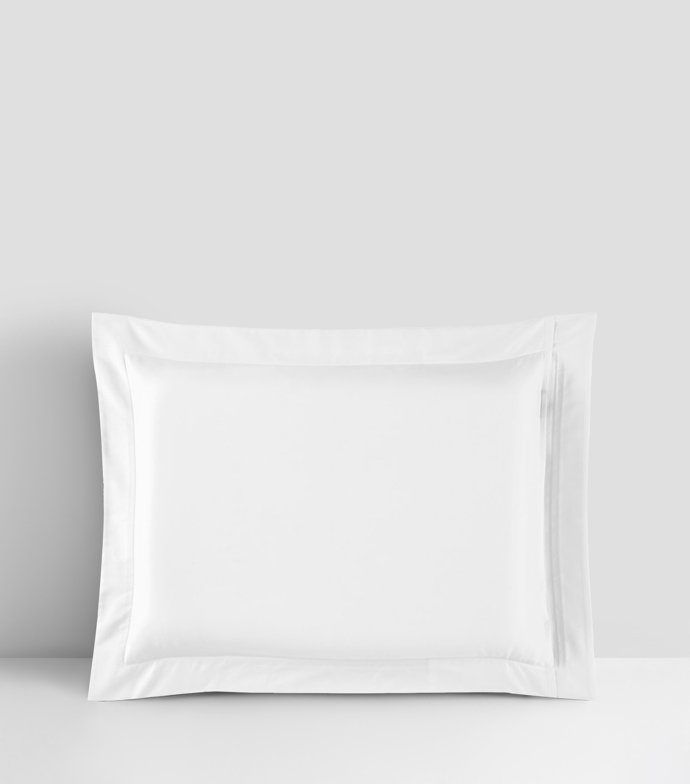 Funda de almohada en algodon Blanca