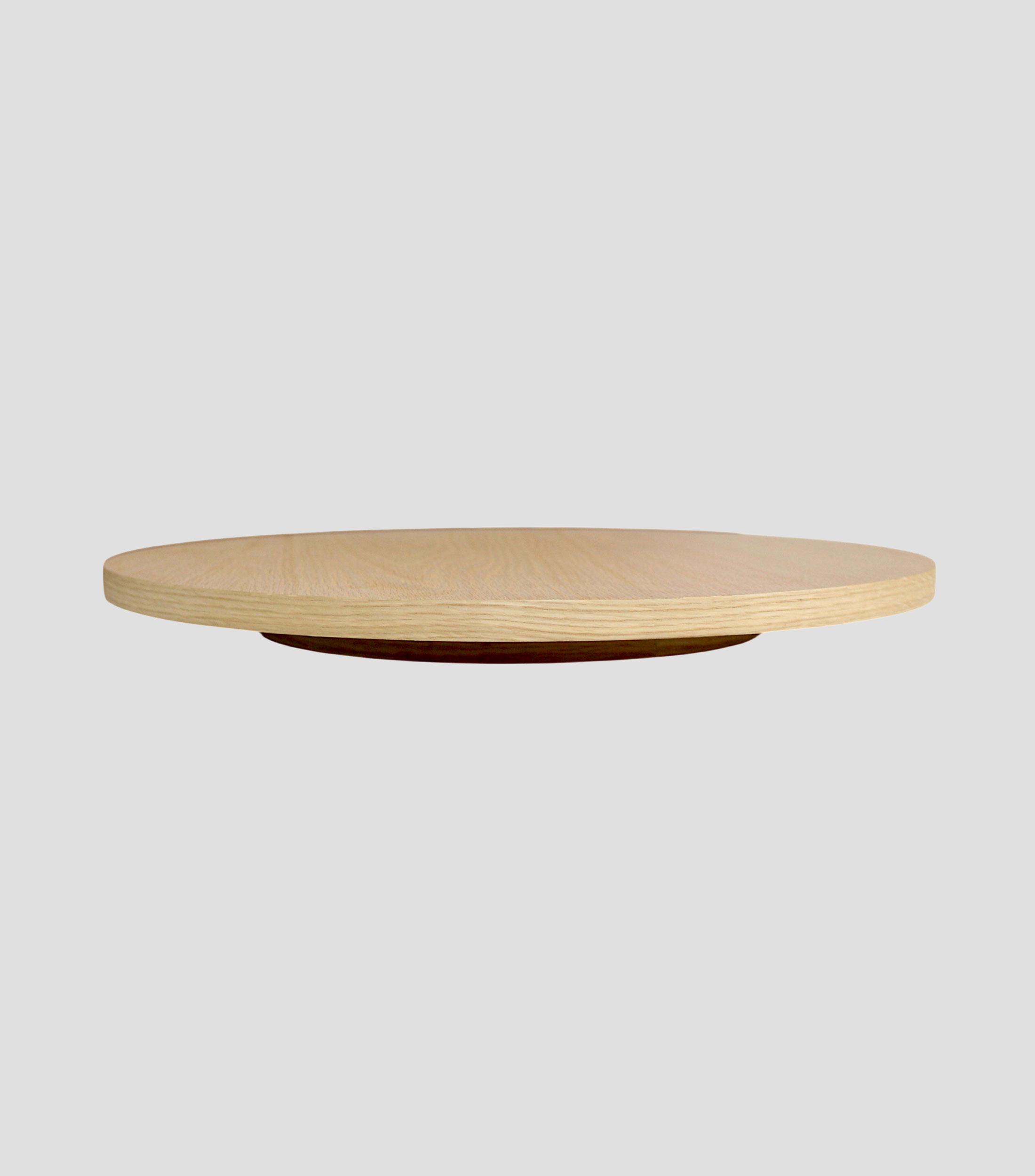 Charola Giratoria en madera de encino