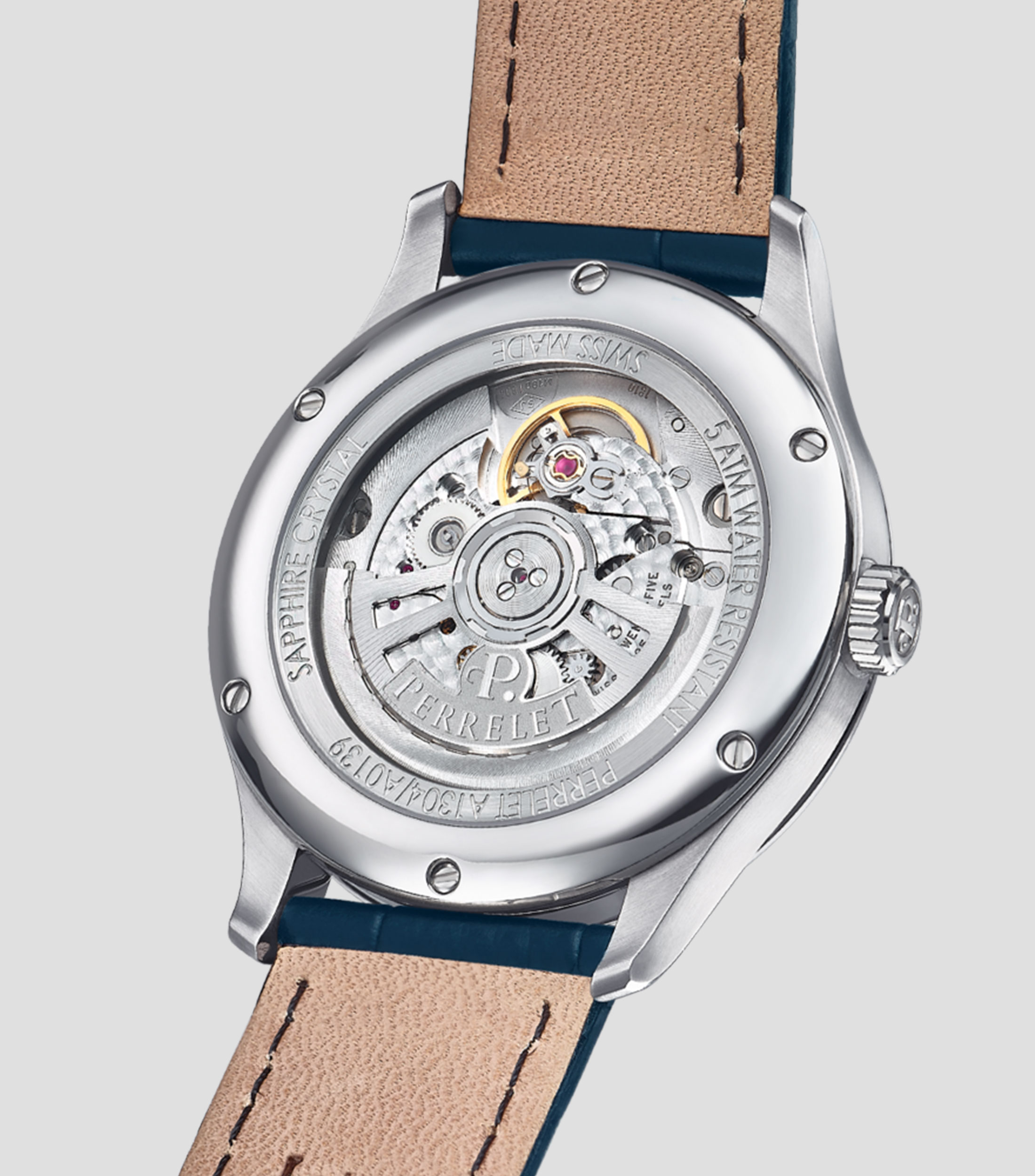 Reloj para Hombre Week-End casual plateado, azul