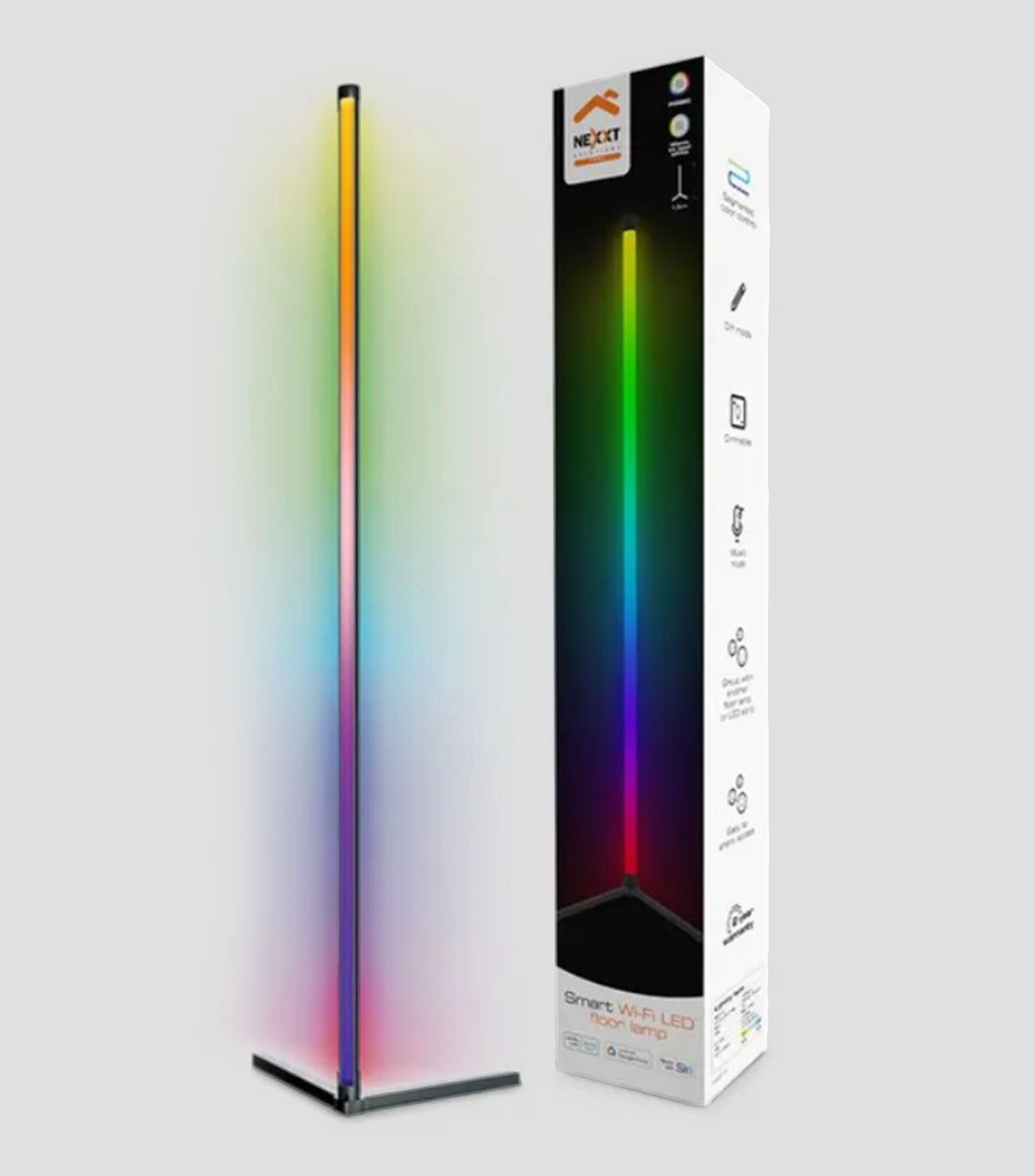Lámpara LED inteligente de piso con conexión Wi-Fi