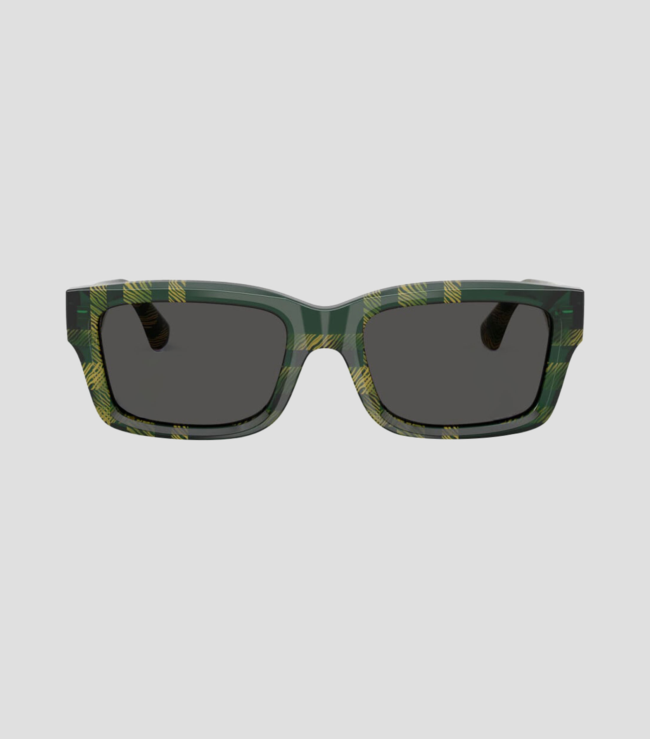 Lentes de sol rectangulares verde Mujer