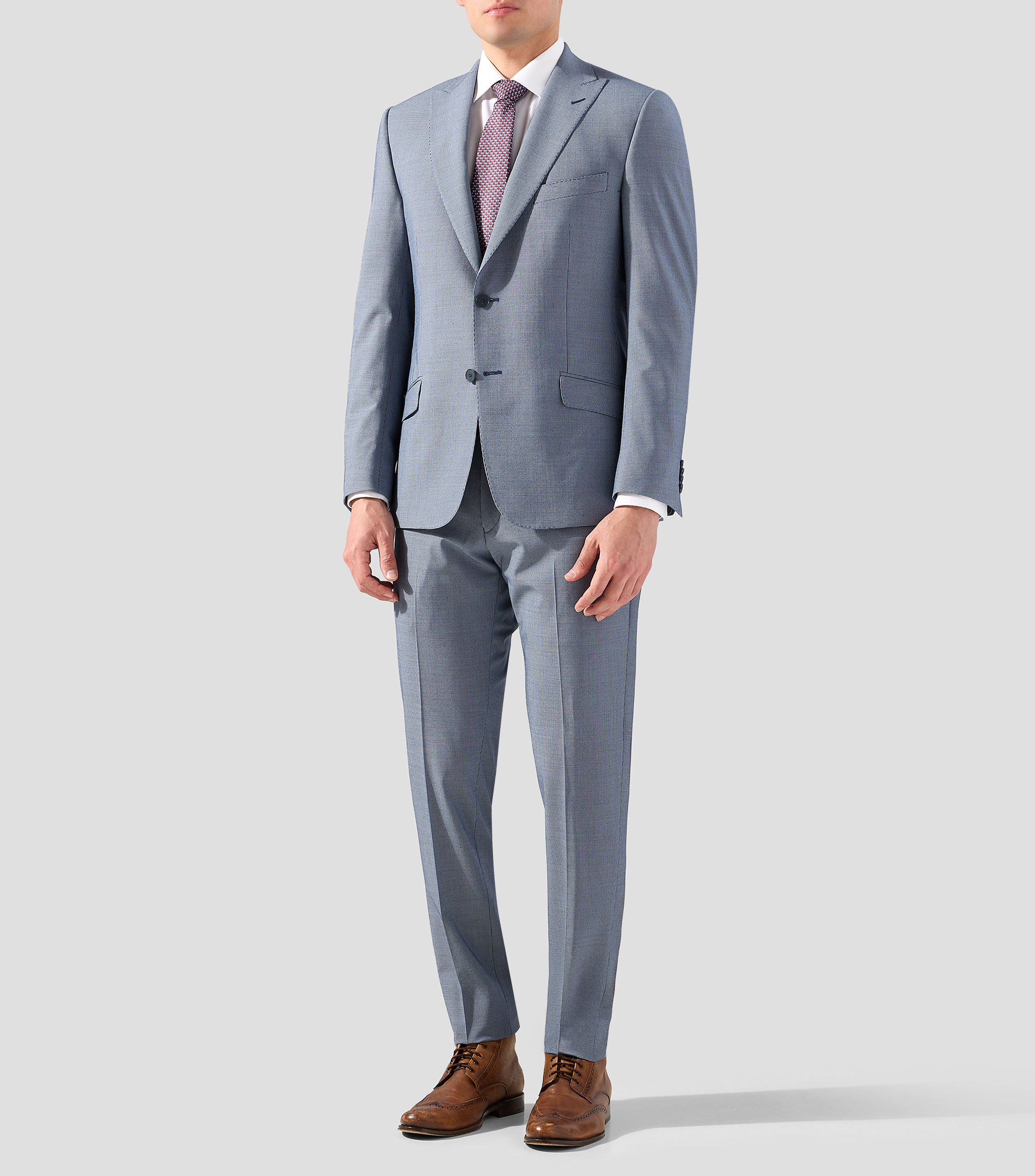 Traje Regular Microdiseño Hombre