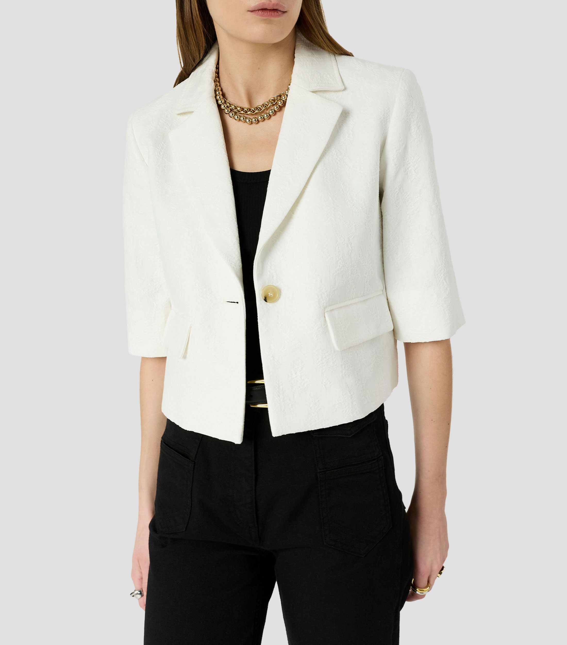 Saco liso Mujer