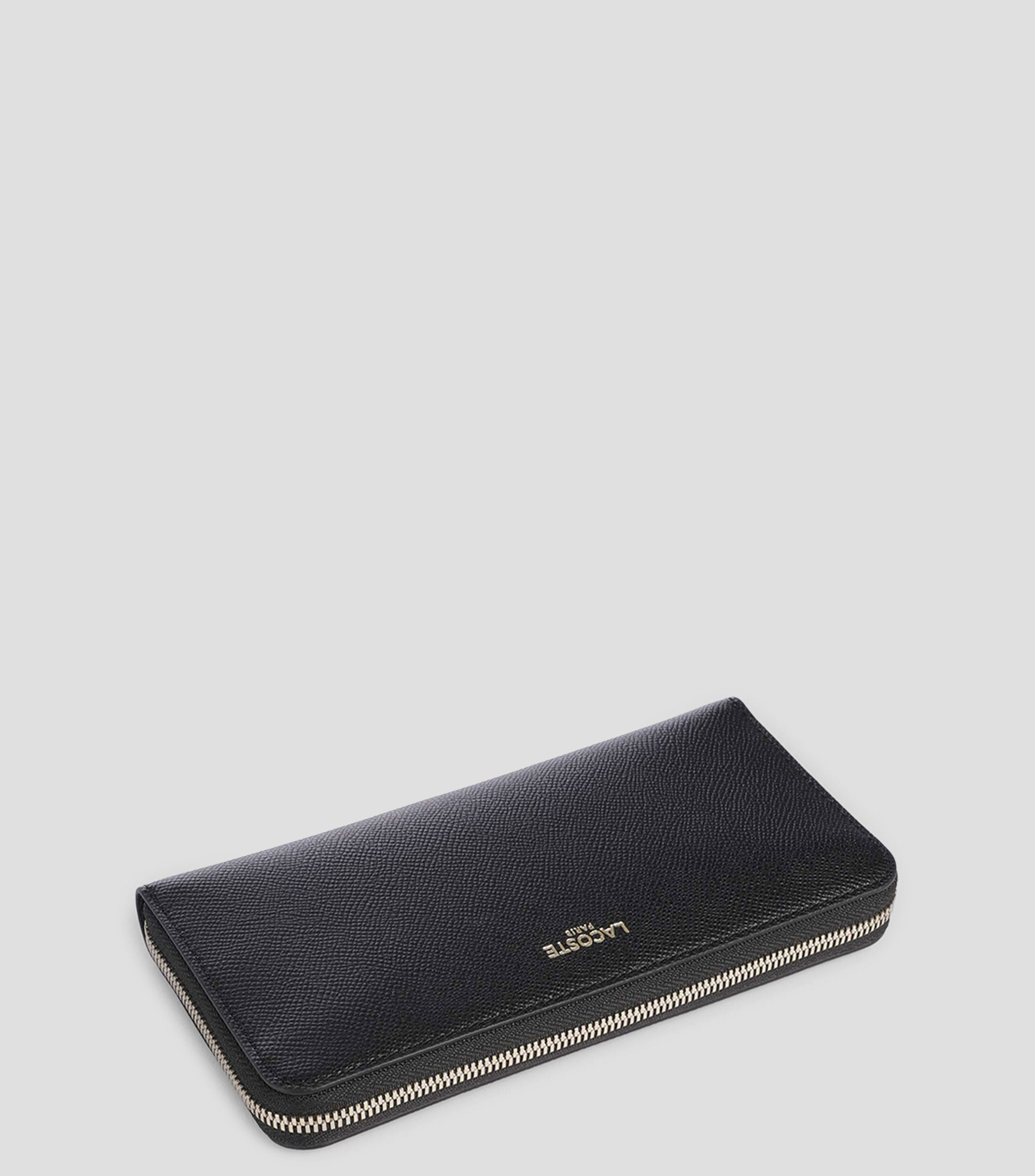 Cartera lisa con detalle texturizado Mujer