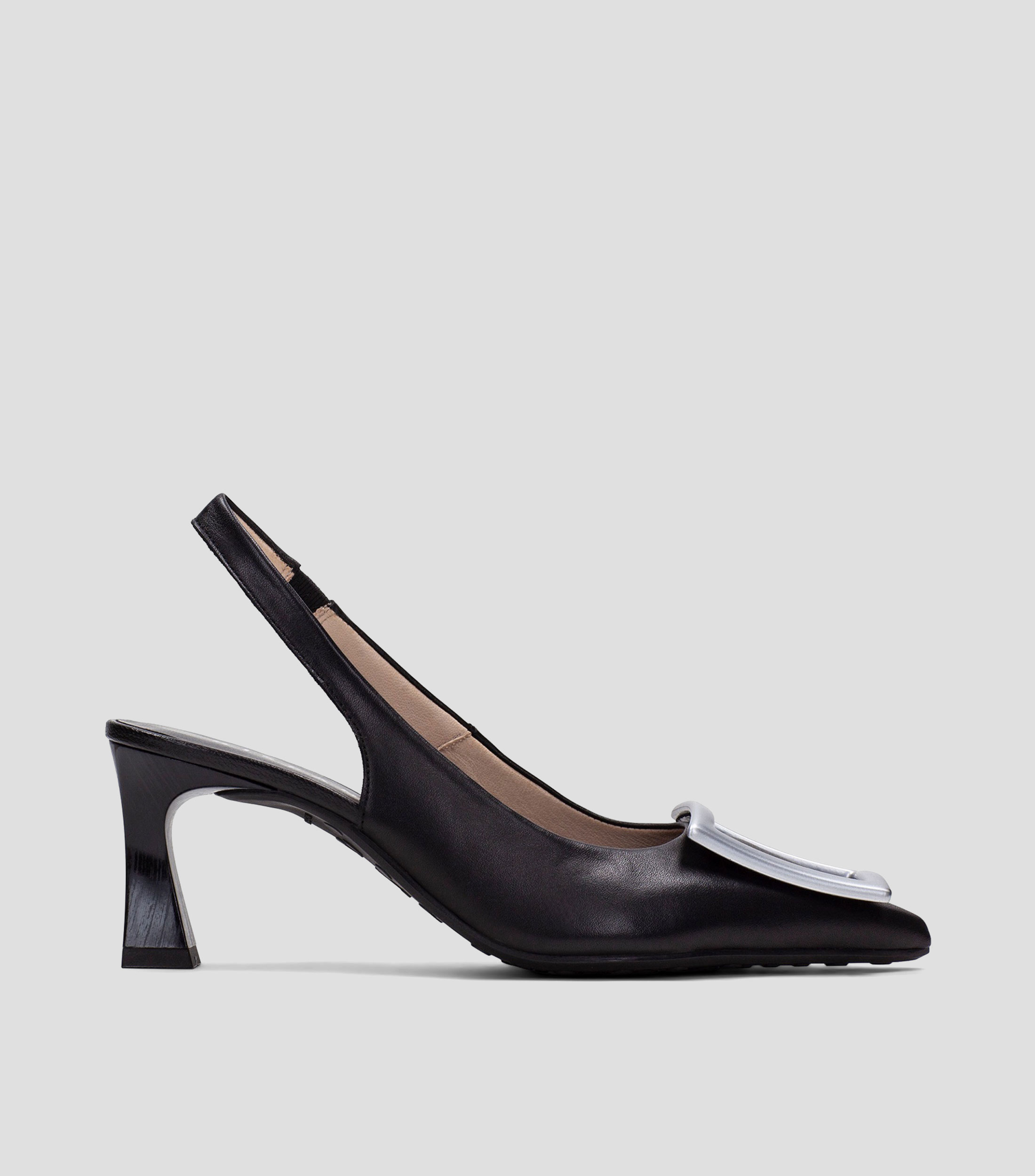 Zapatillas con tacón medio cuadrado Mujer