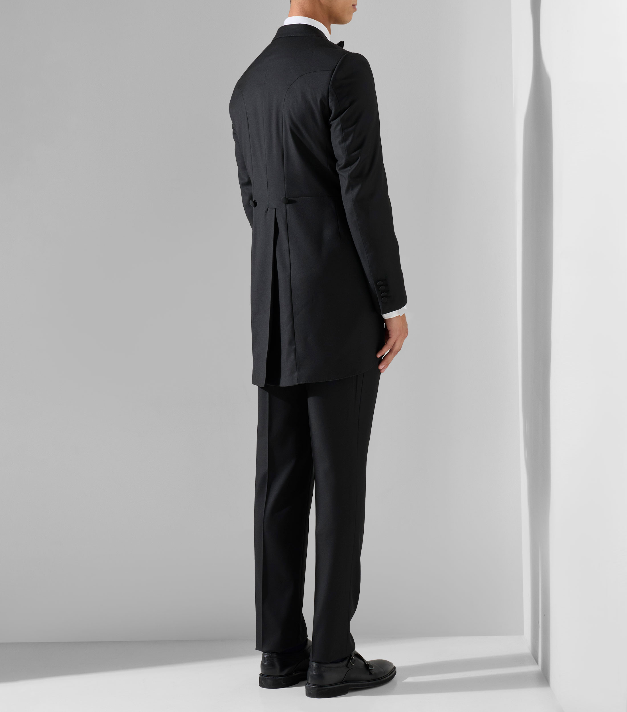 Traje chaque corte recto sólido Hombre