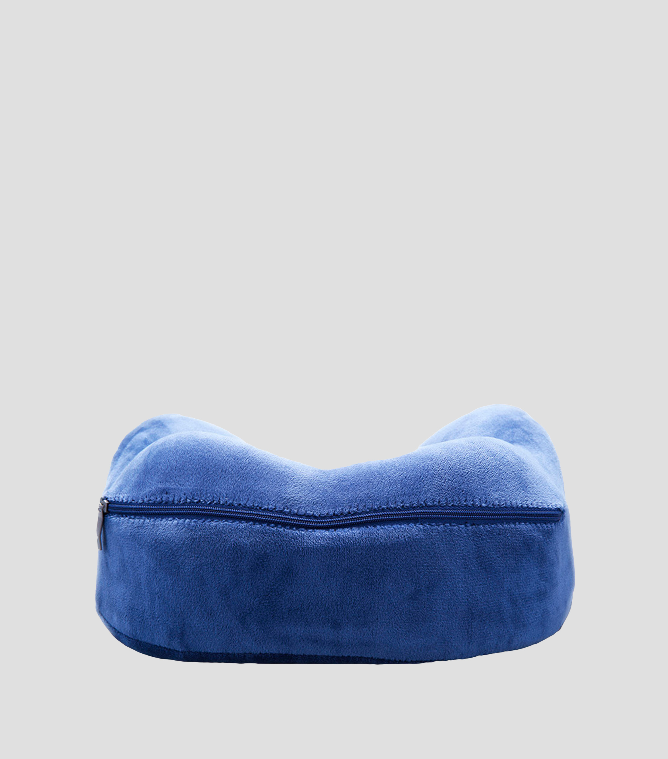 Almohada de viaje ergonomica individual con capucha