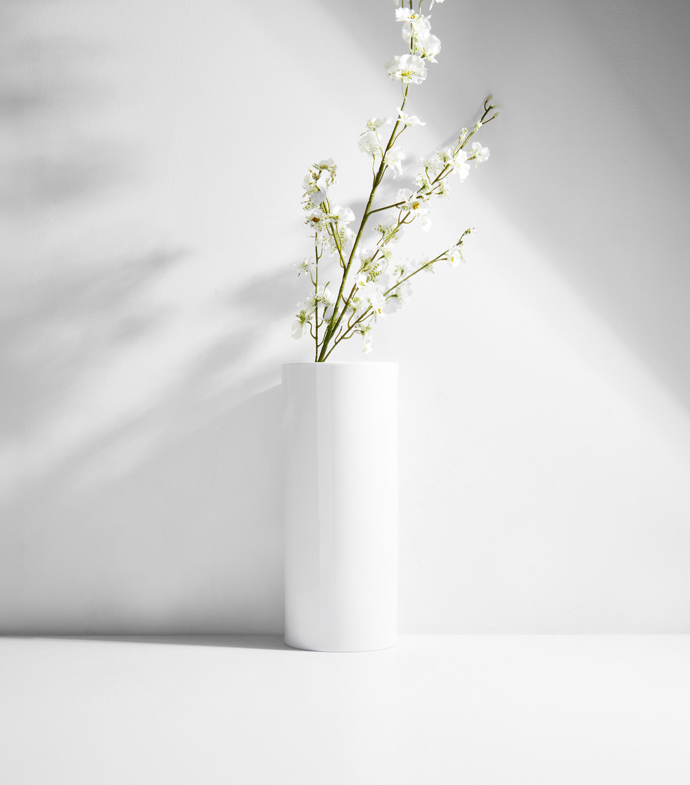 Florero Metrochic Blanc en porcelana