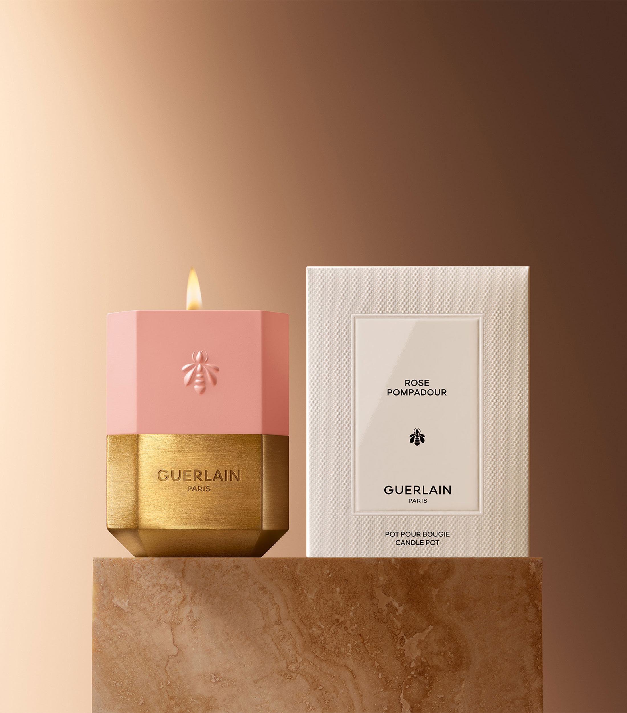 Portavela Art De Vivre Rosa Pompadour