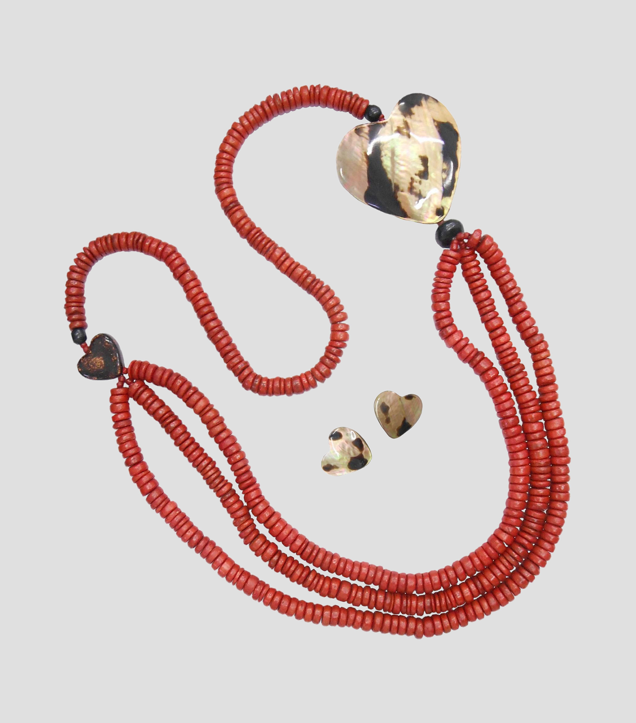 Set de collar y aretes Mujer