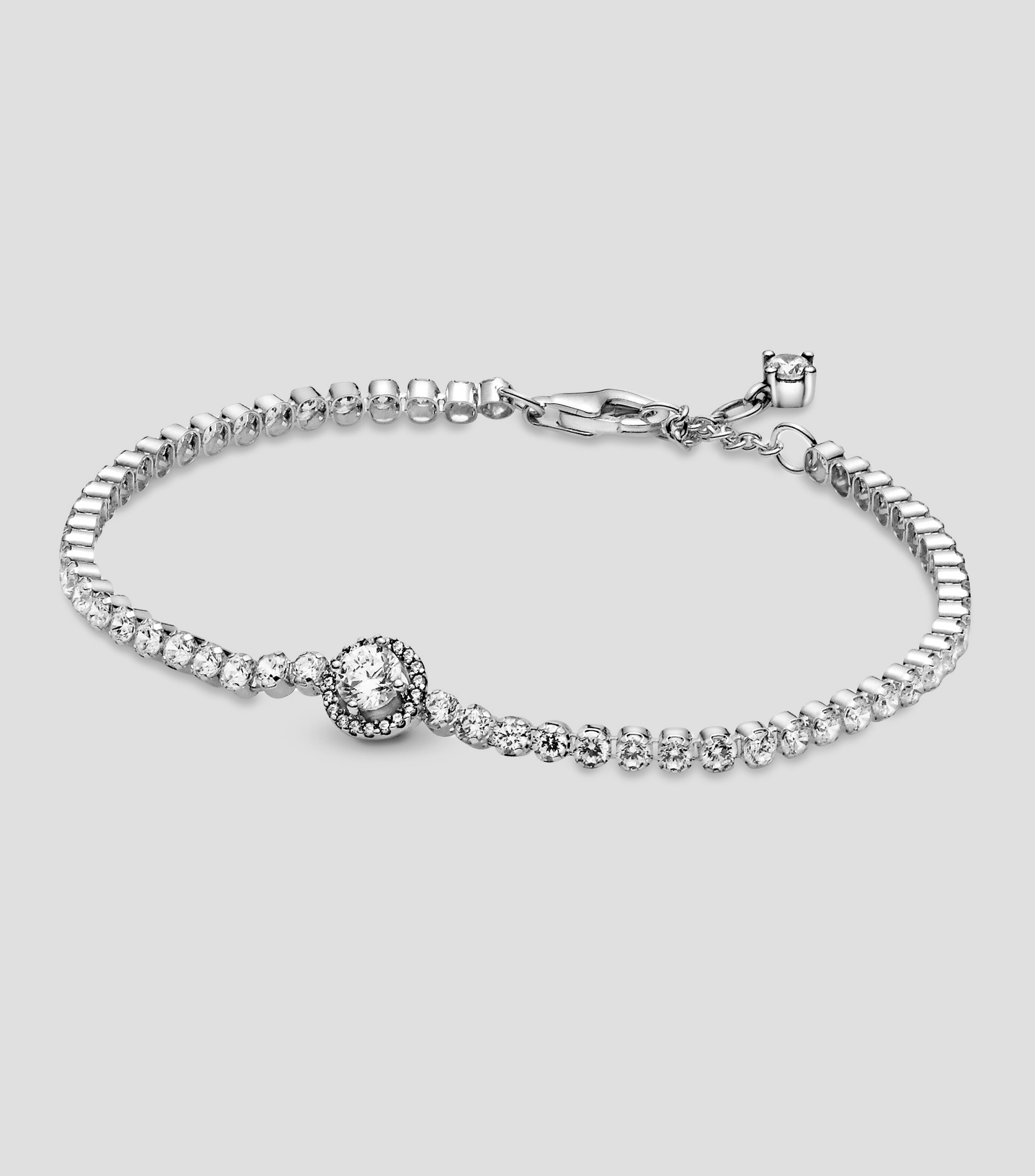 Brazalete en Plata .925 con Zirconias Mujer