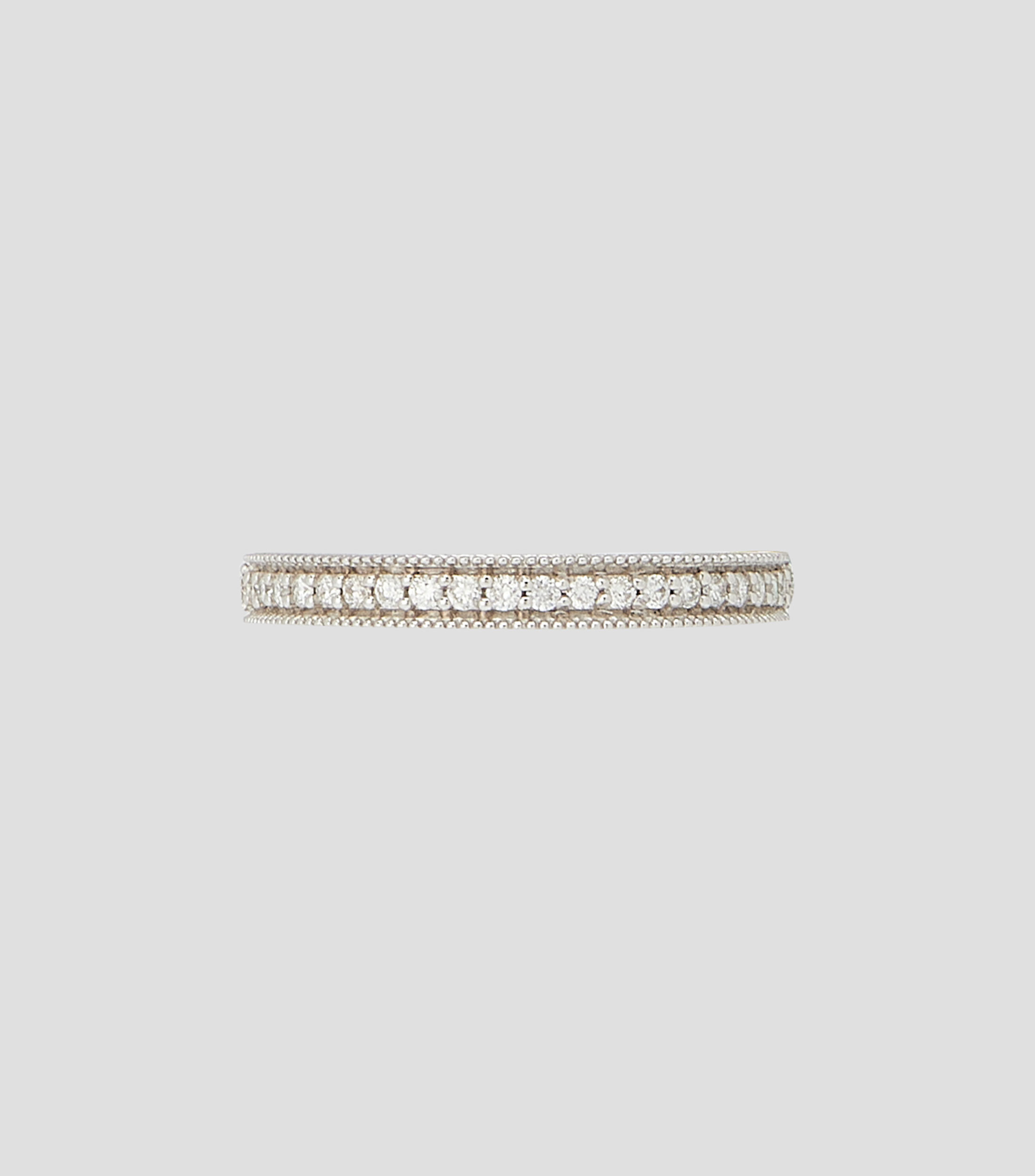 Anillo Churumbela en Oro Blanco de 14 Kilates Mujer