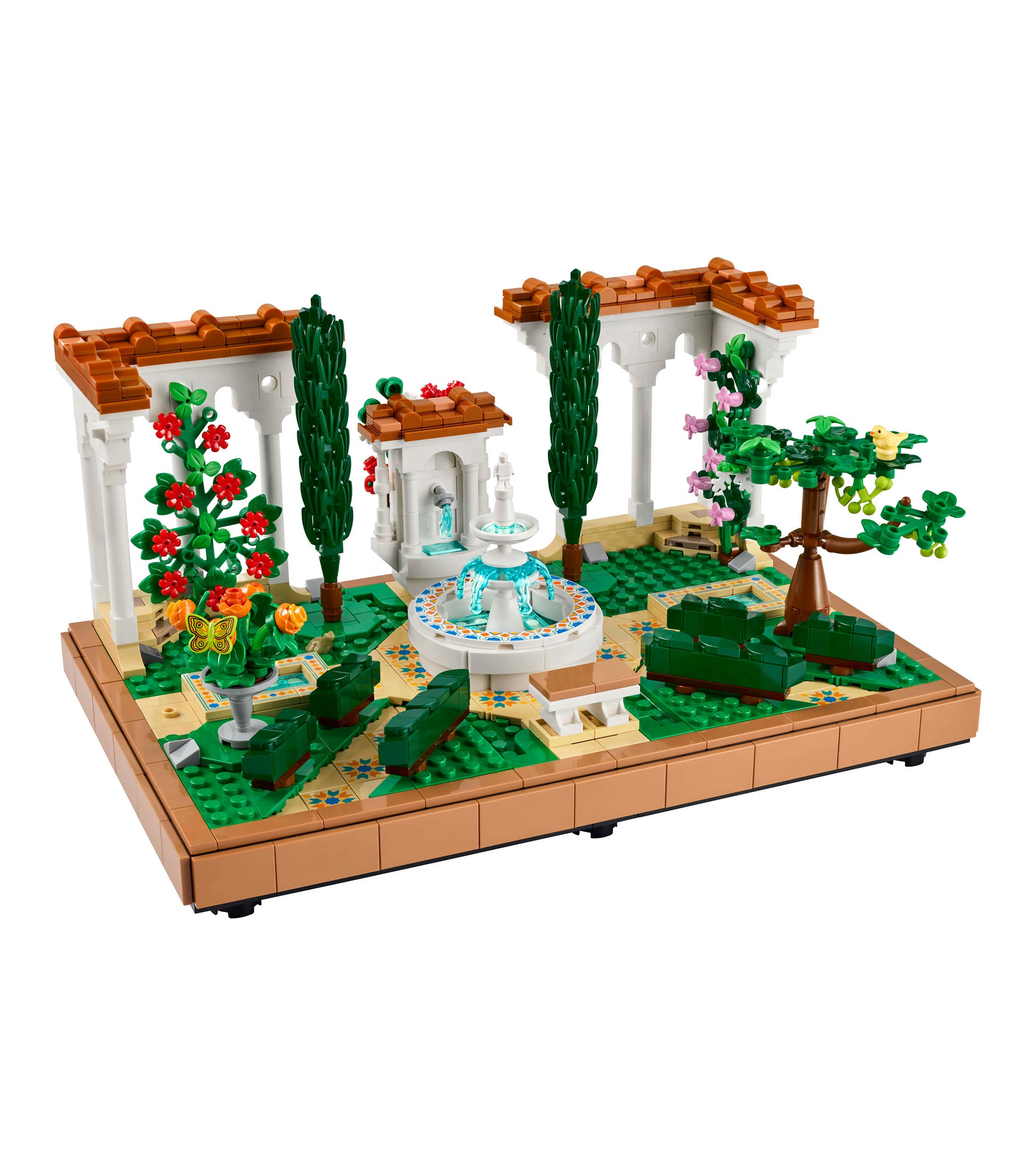 Lego Icons Jardín con Fuente Set de construcción 10359