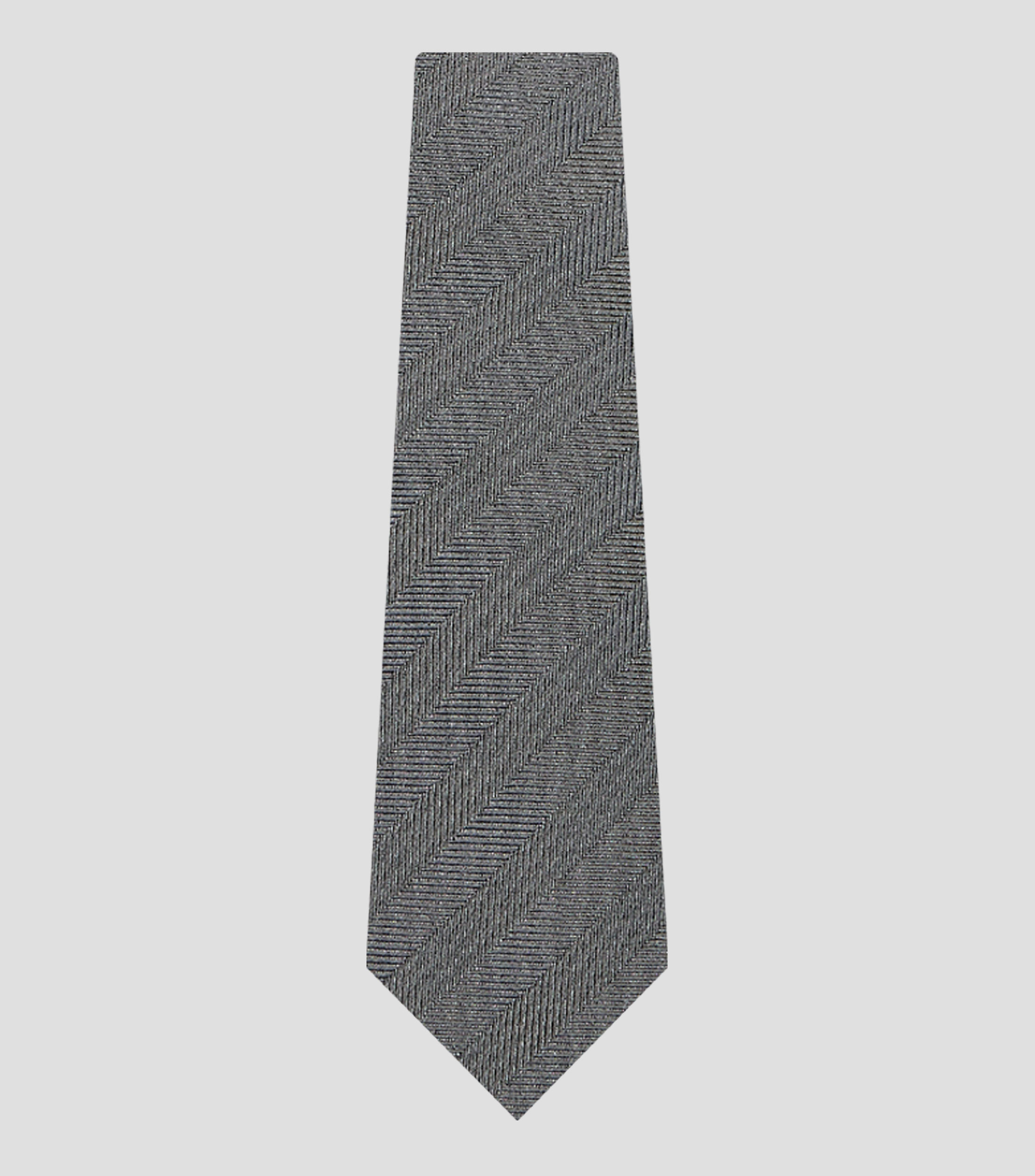 Corbata ancha de seda líneas