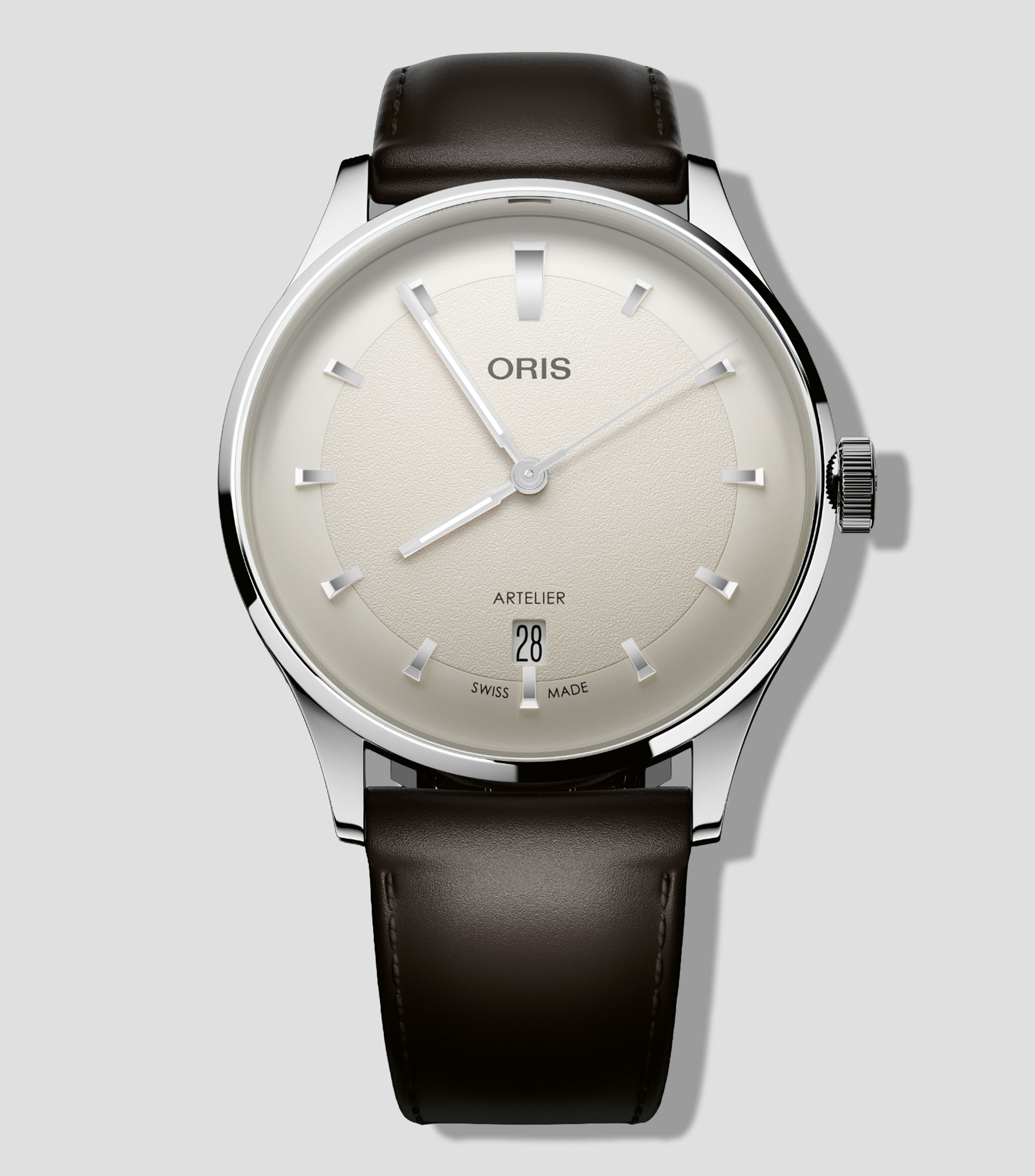 Reloj para Hombre Artelier Date casual, plateado