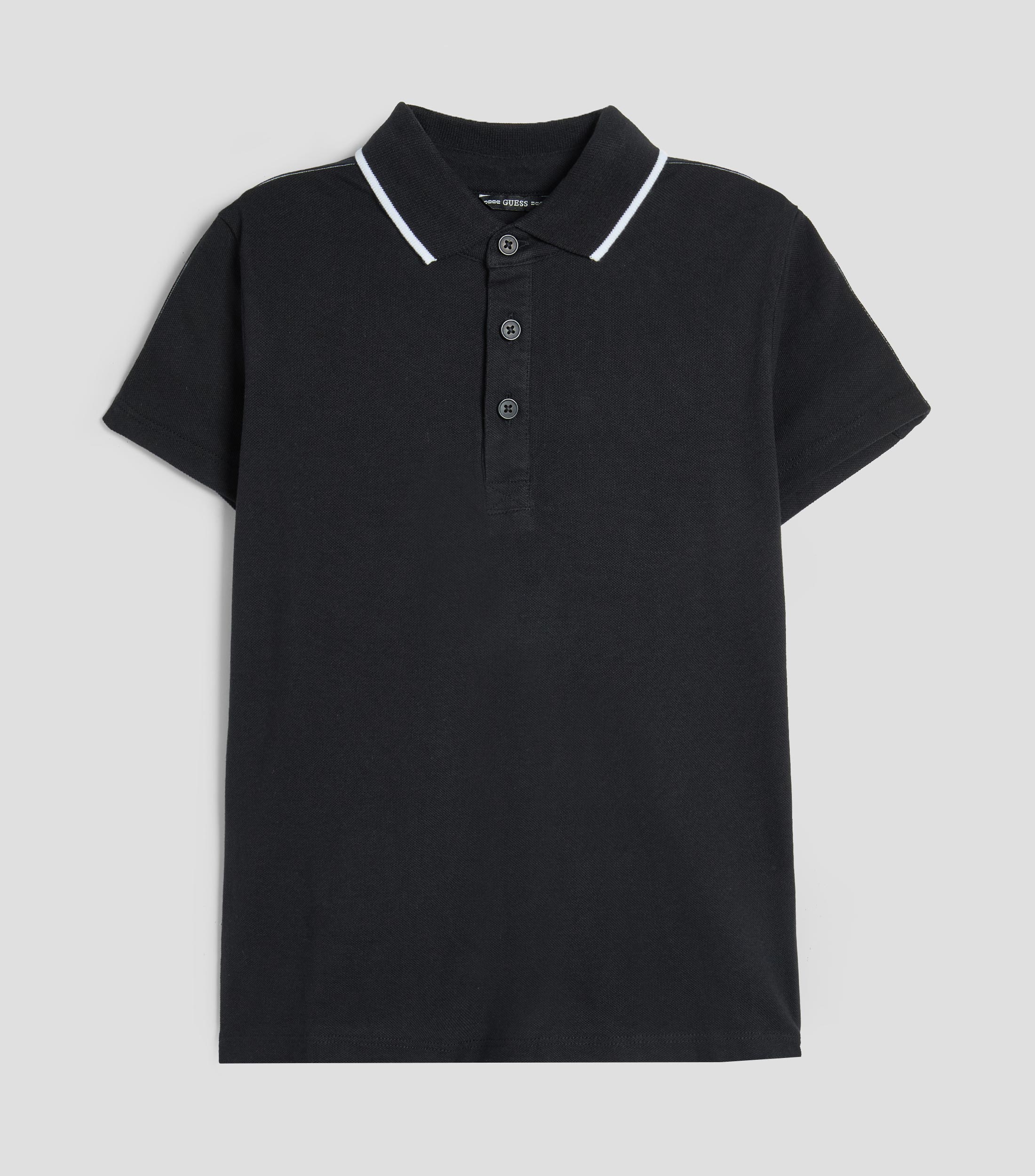 Playera tipo polo manga corta lisa Niño