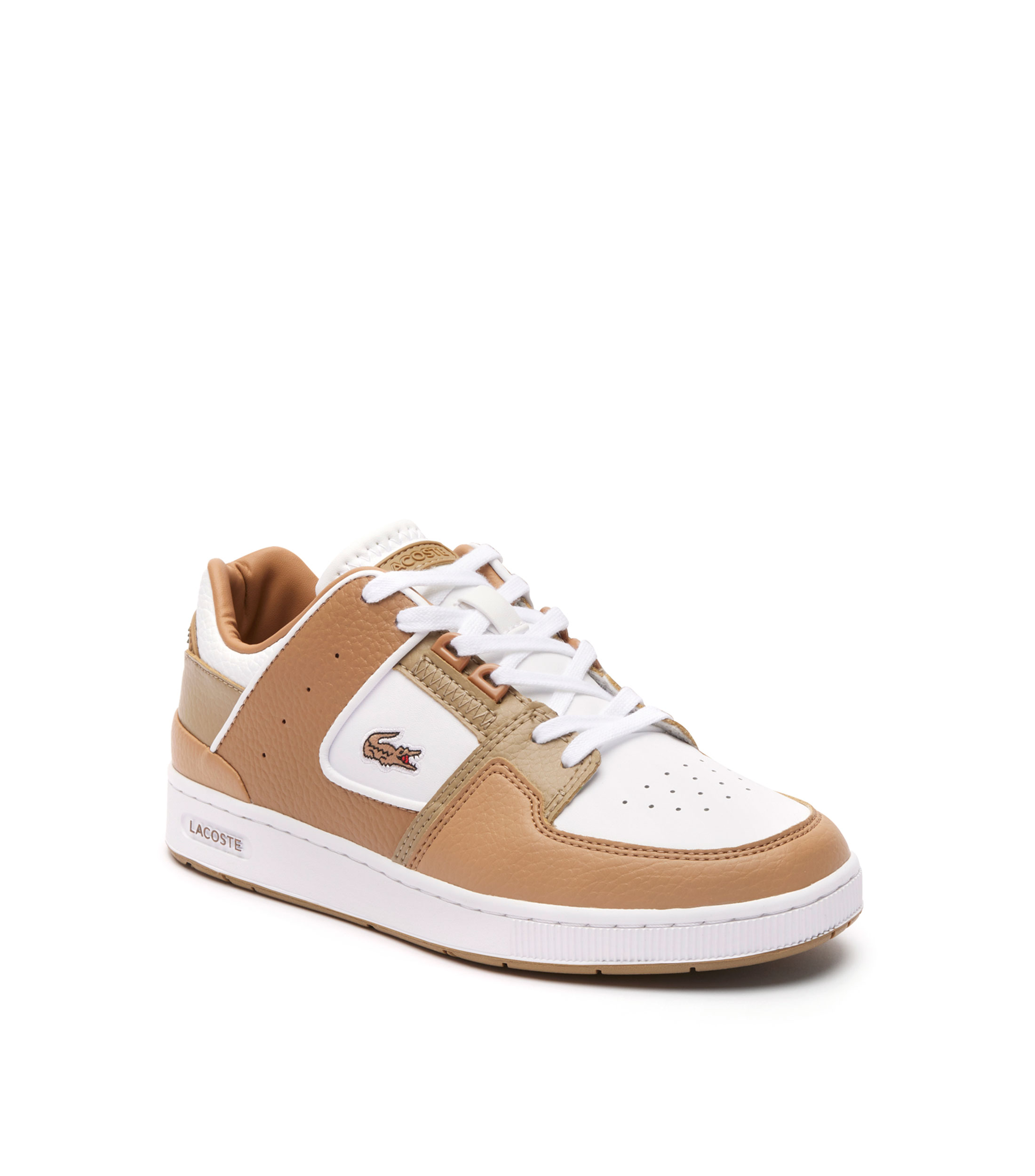 Lacoste: Tenis Casuales Court Cage en Piel Mujer El Palacio de