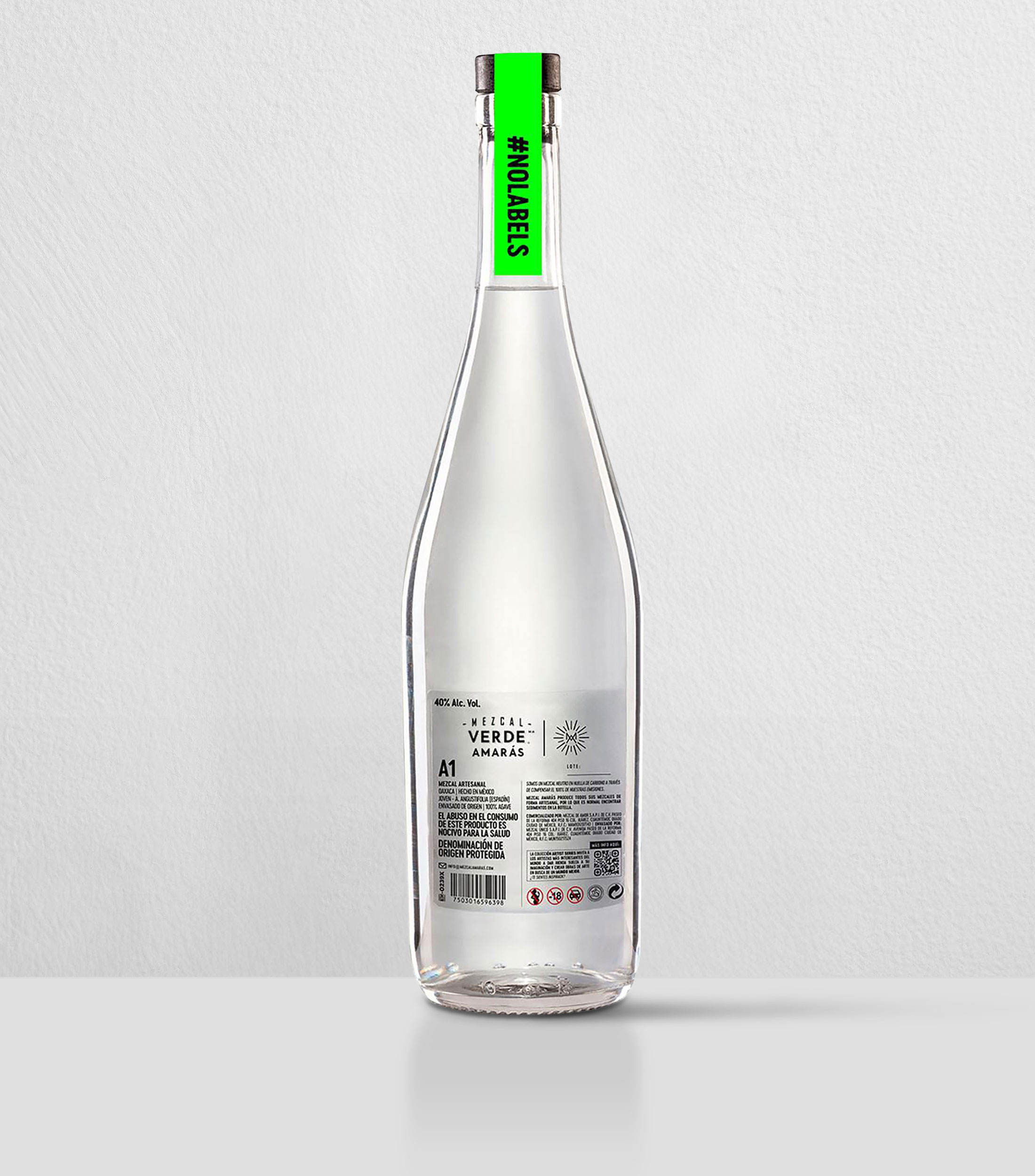 Mezcal Verde Amarás, 700ml