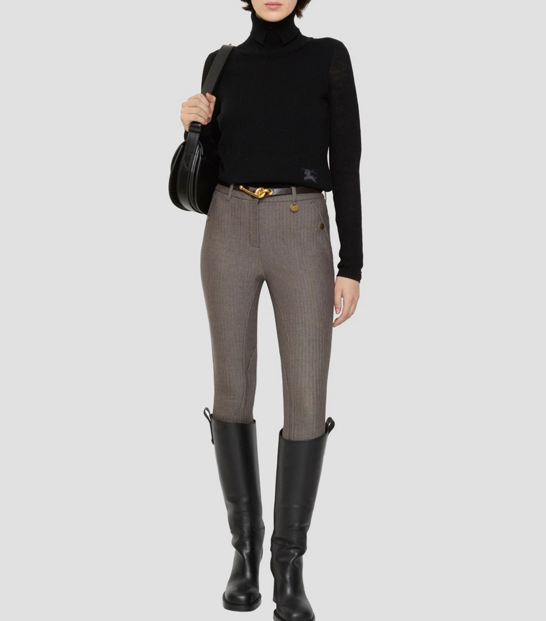 Pantalón con microdiseño Mujer
