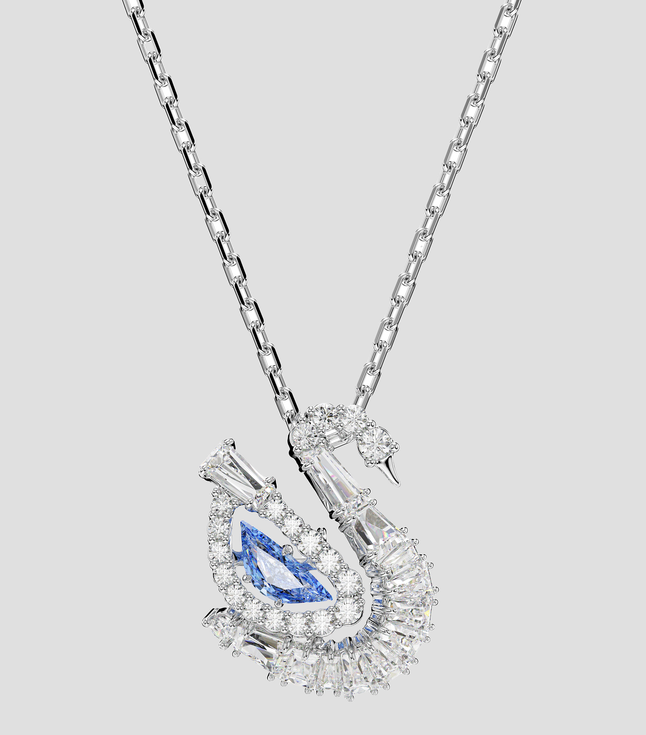 Collar Cisne con piedras Unisex