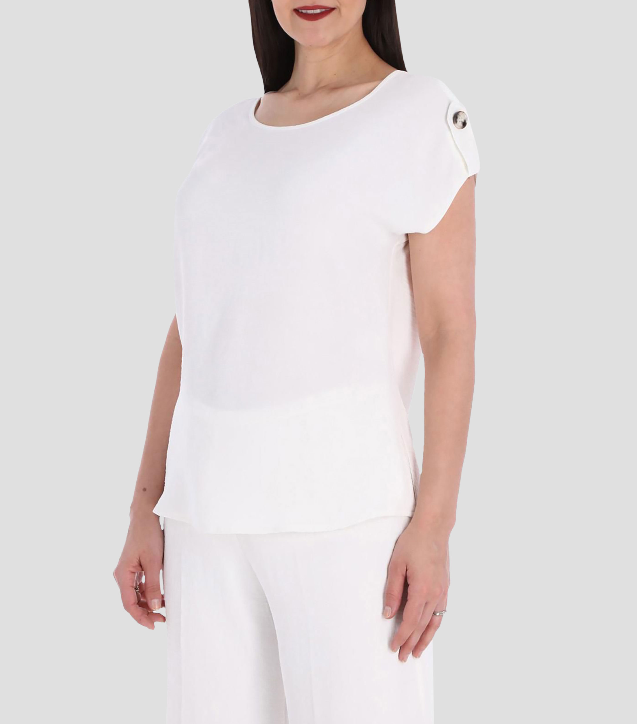 Blusa Lisa manga corta Mujer