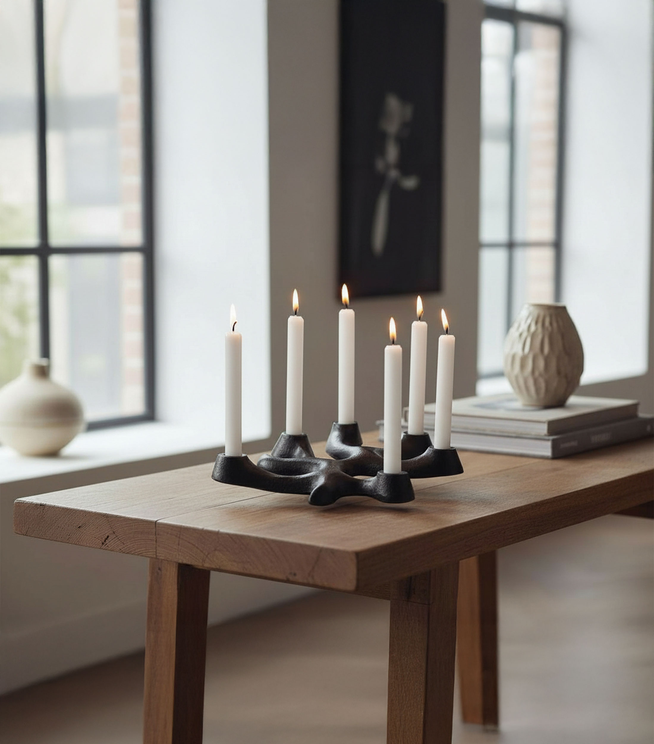 Candelabro Corallo en aluminio