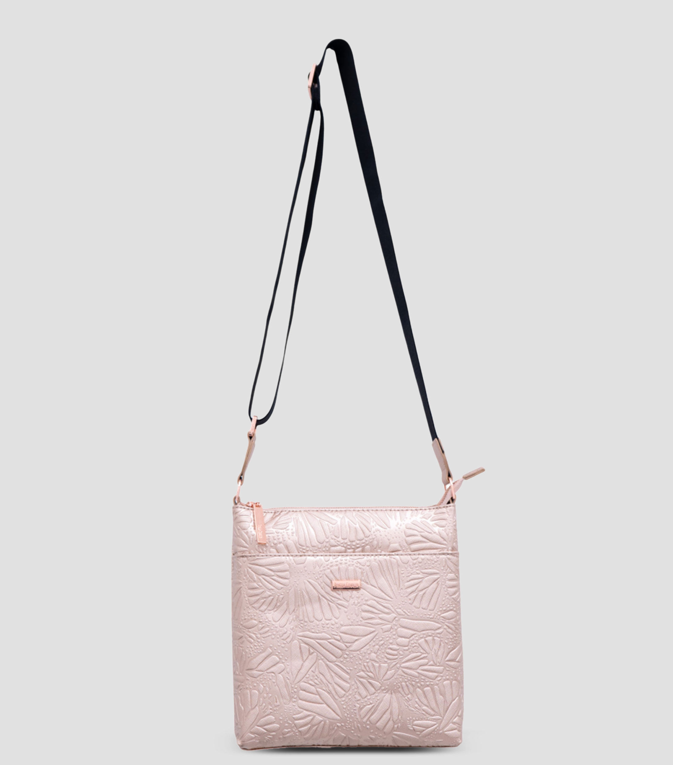 Bolsa Messenger grabado mariposa Mujer