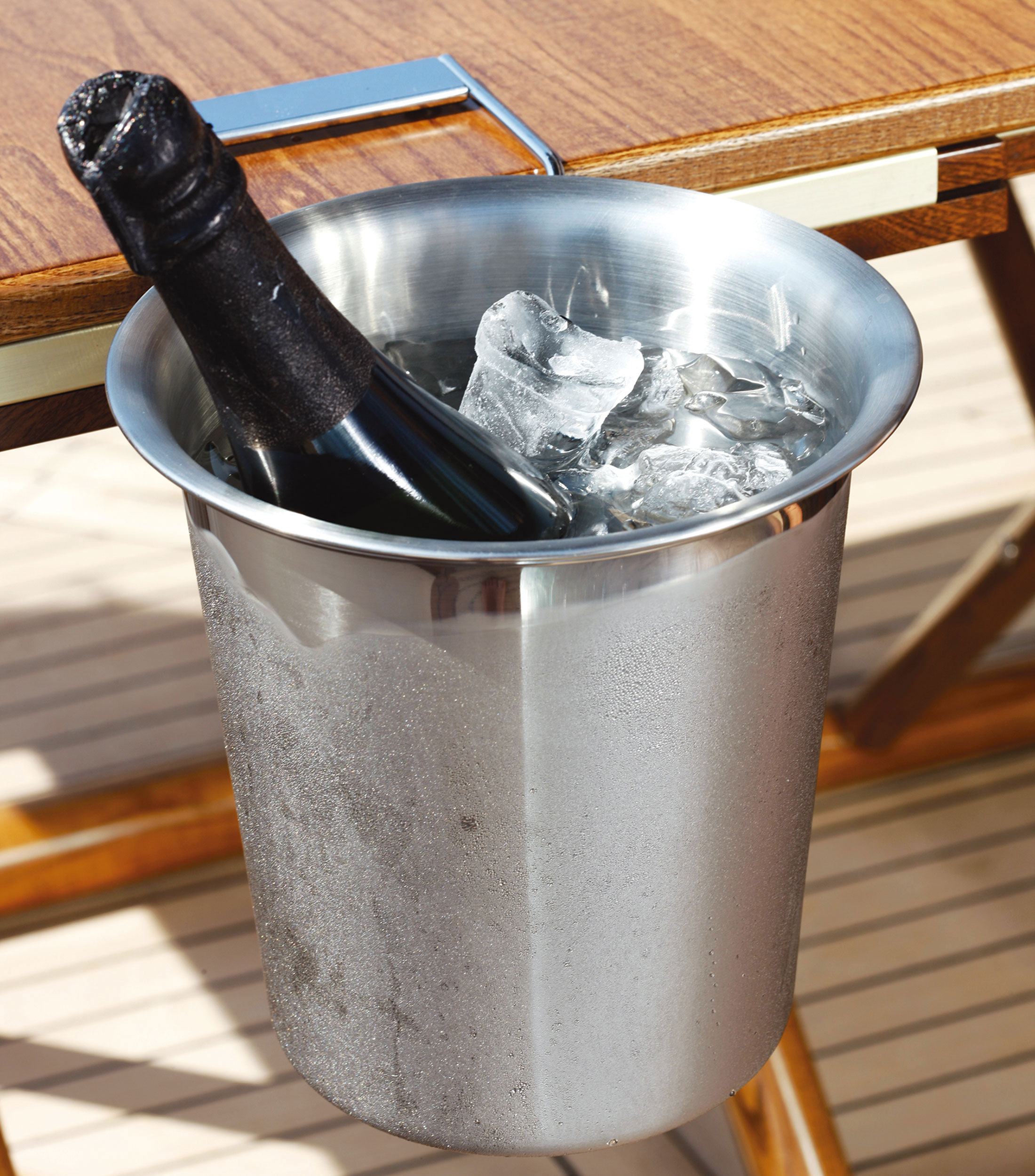 Enfriador de champagne con soporte Thermic