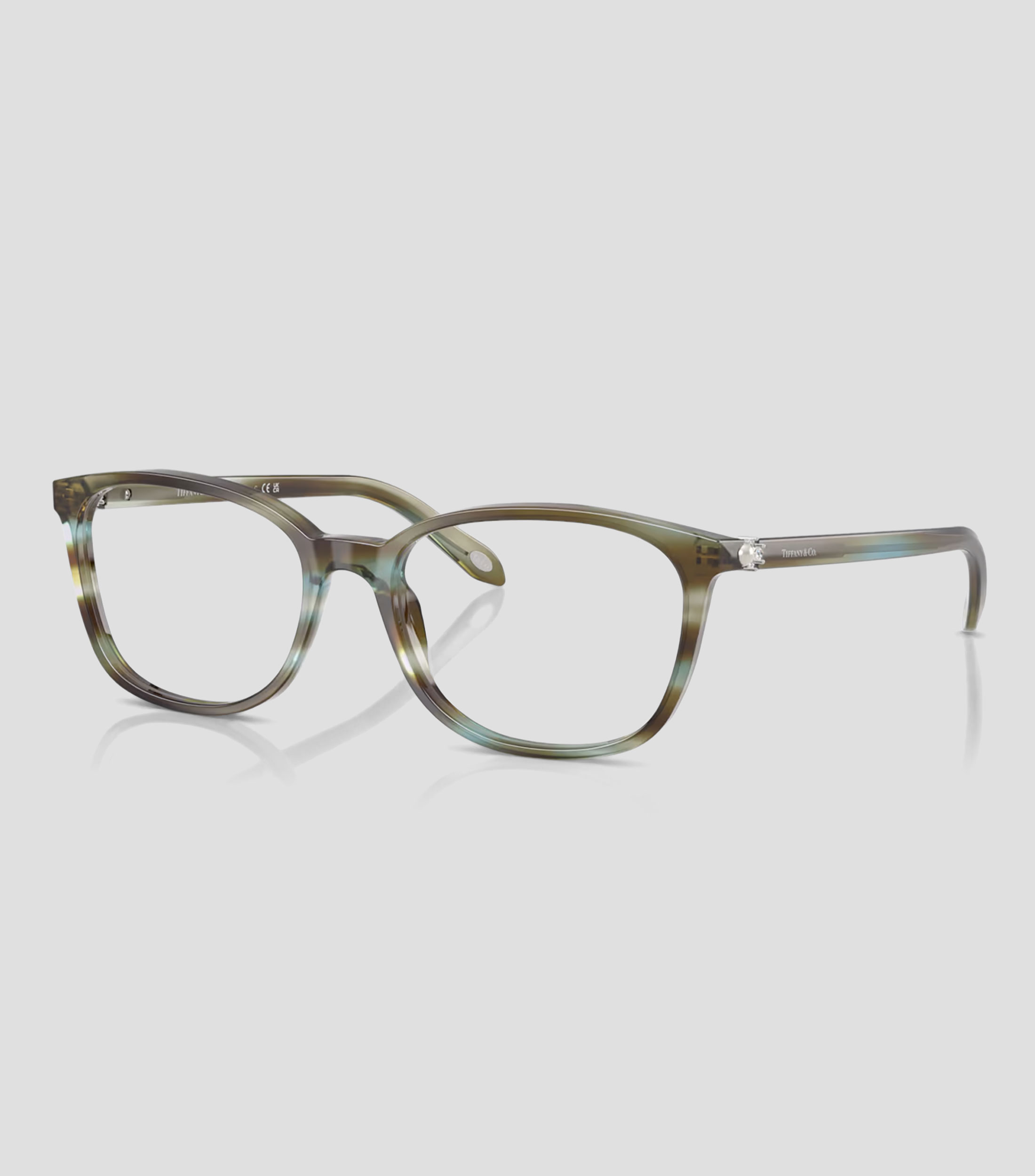 Lentes oftálmicos Cuadrados Turquesas Mujer