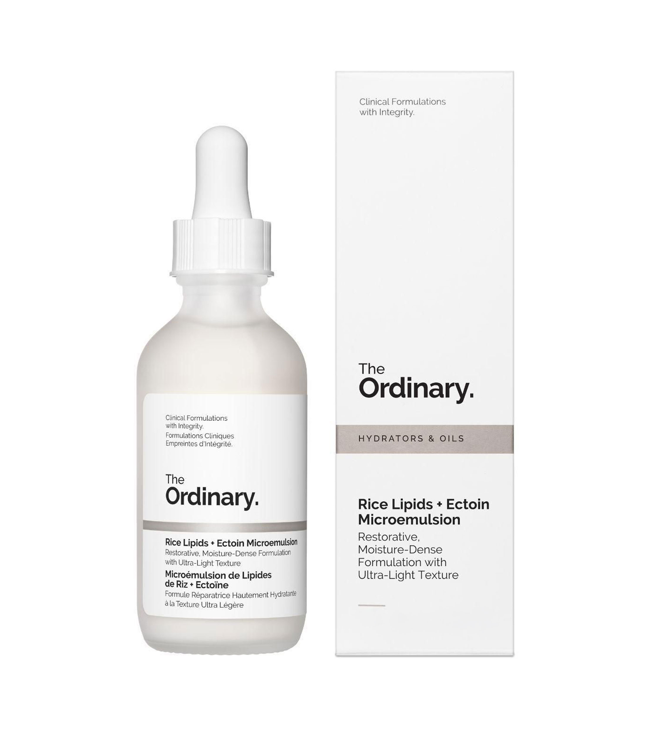 Sérum Rice Lipids - Ectoin Microemulsión, 60 ml