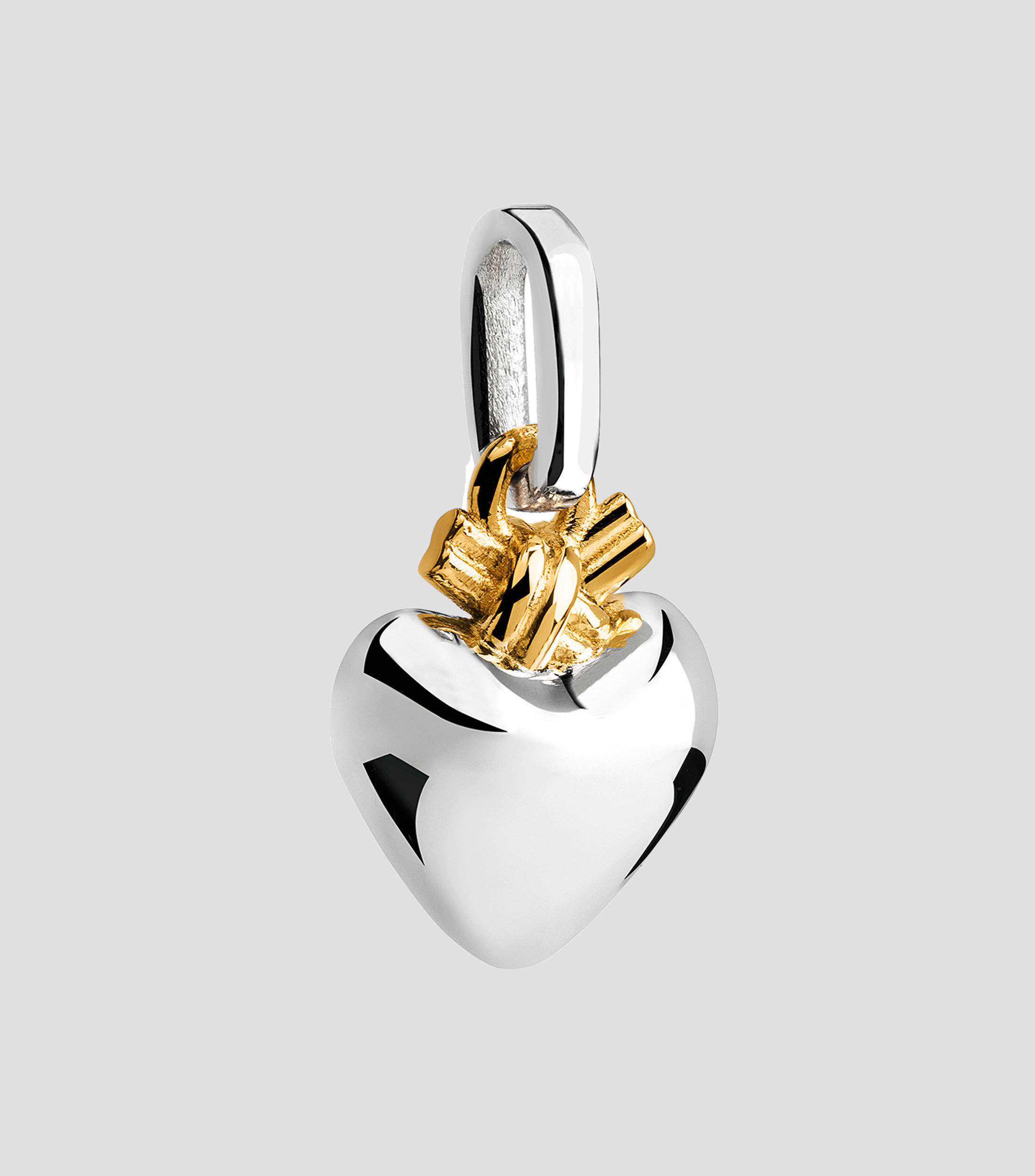 Charm Corazon Anudado en plata Frida Kahlo Unisex