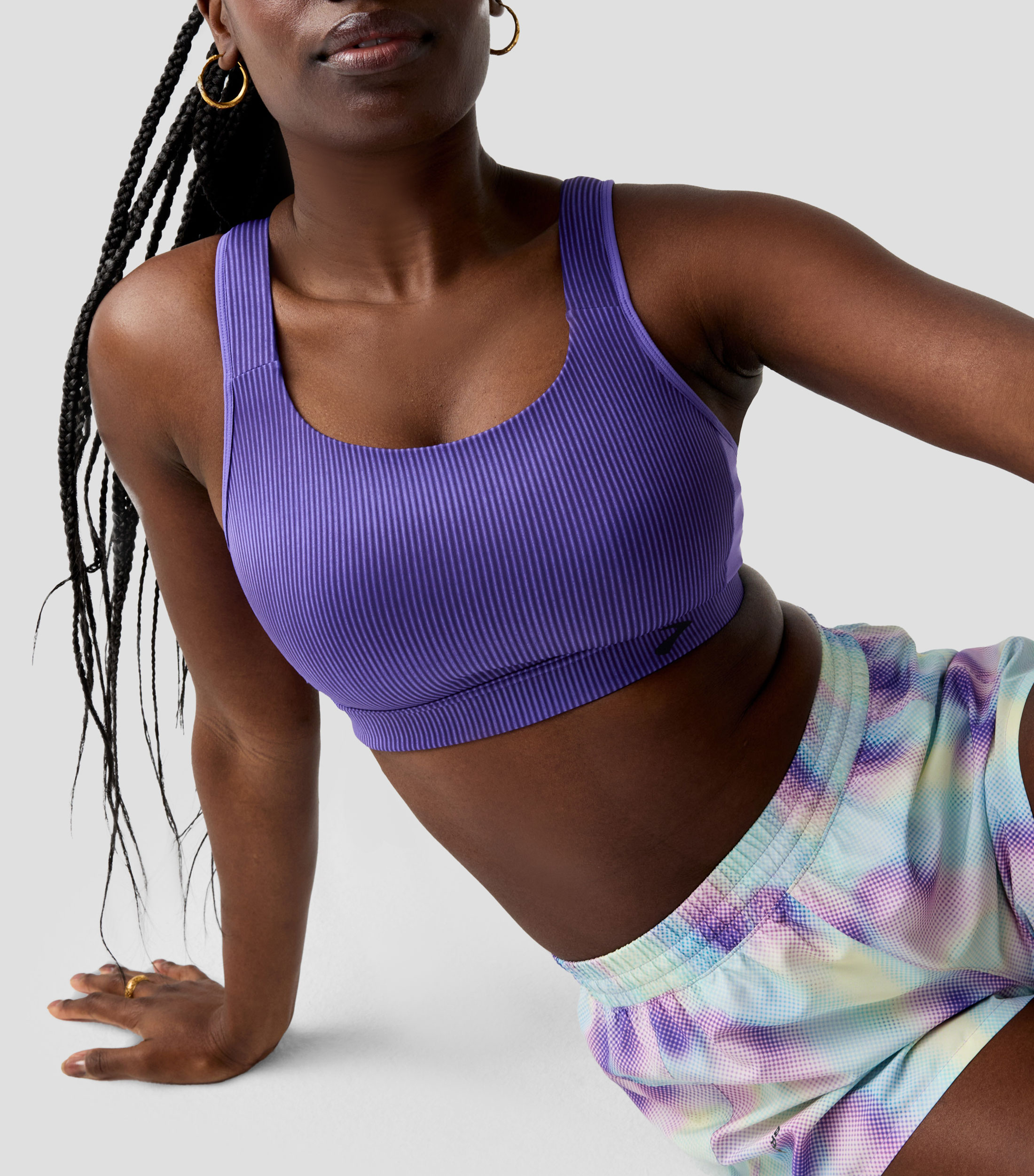 Short para correr estampado Mujer