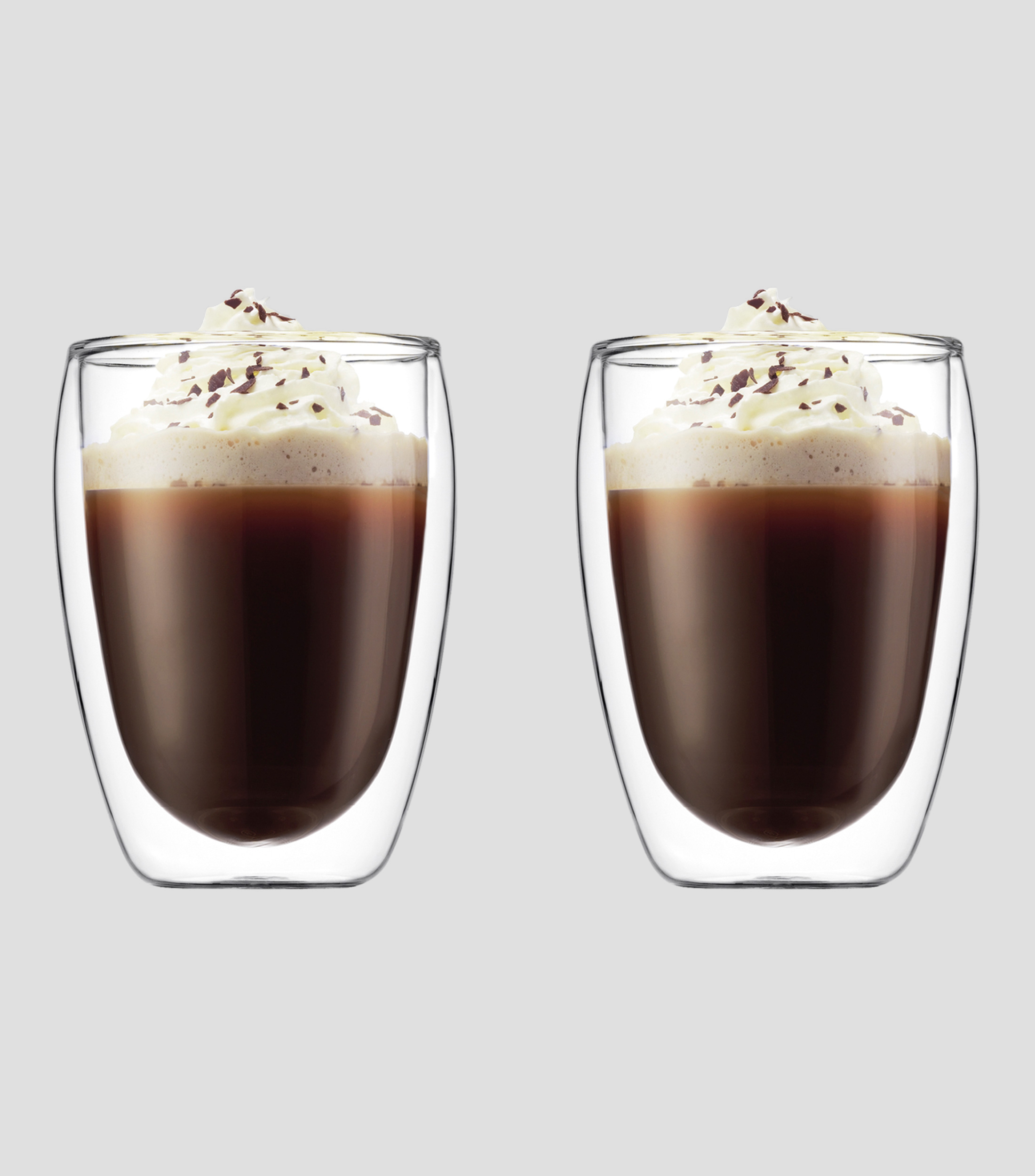 Set 2 Vasos para Capuchino Pavina