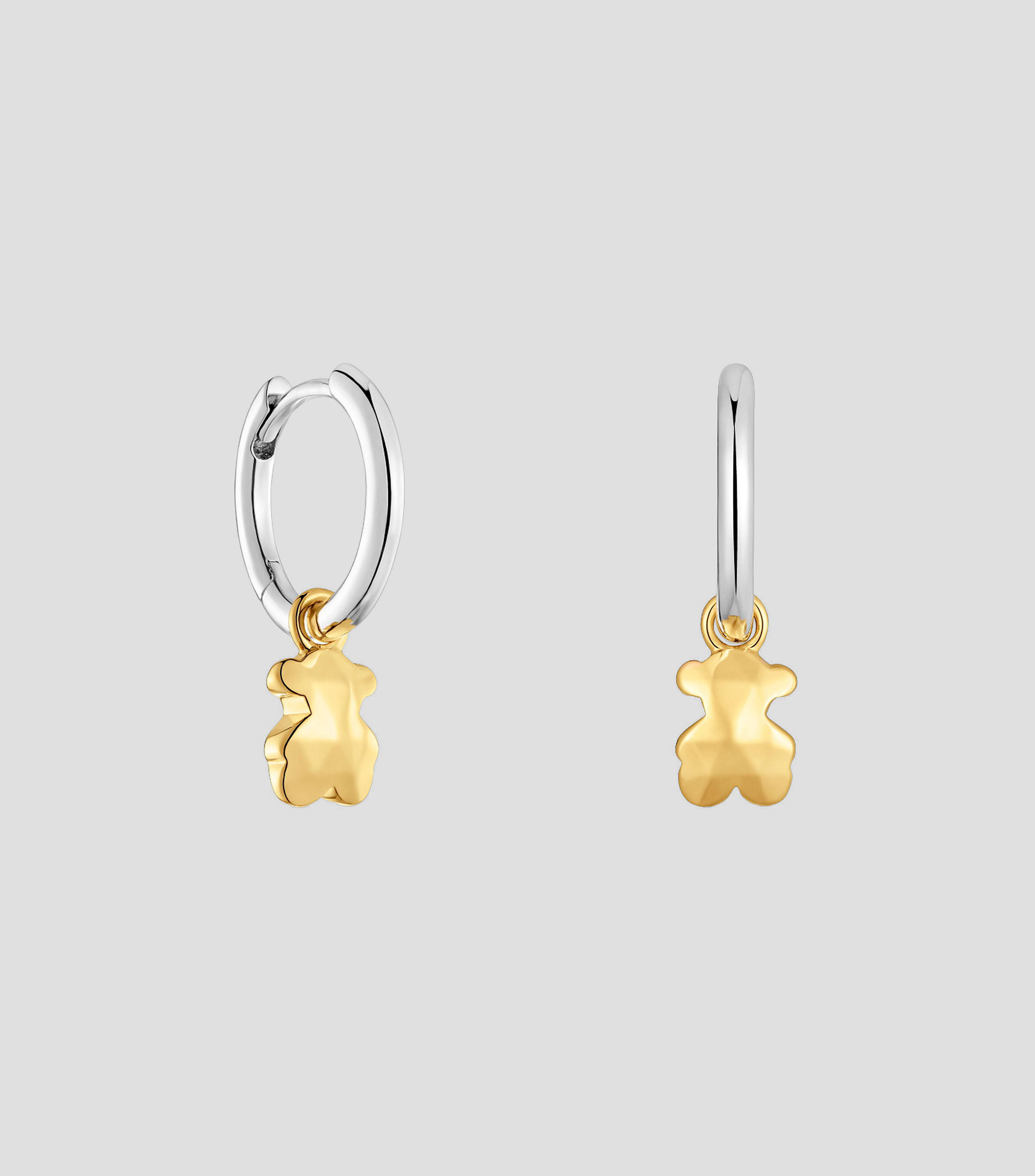Aretes en plata Icon Metal Mujer