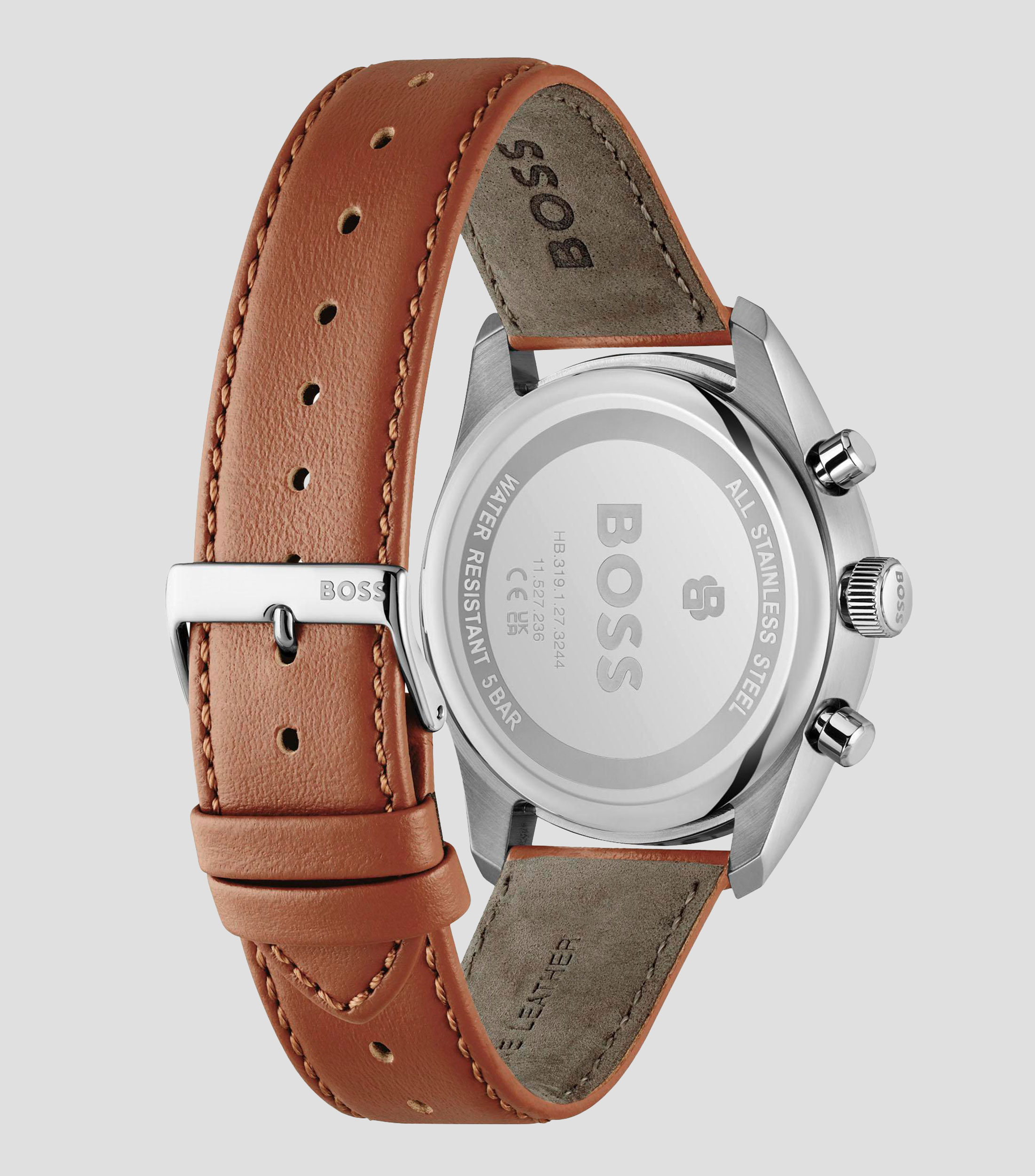 Reloj para Hombre Grand Prix 44 casual plateado, café