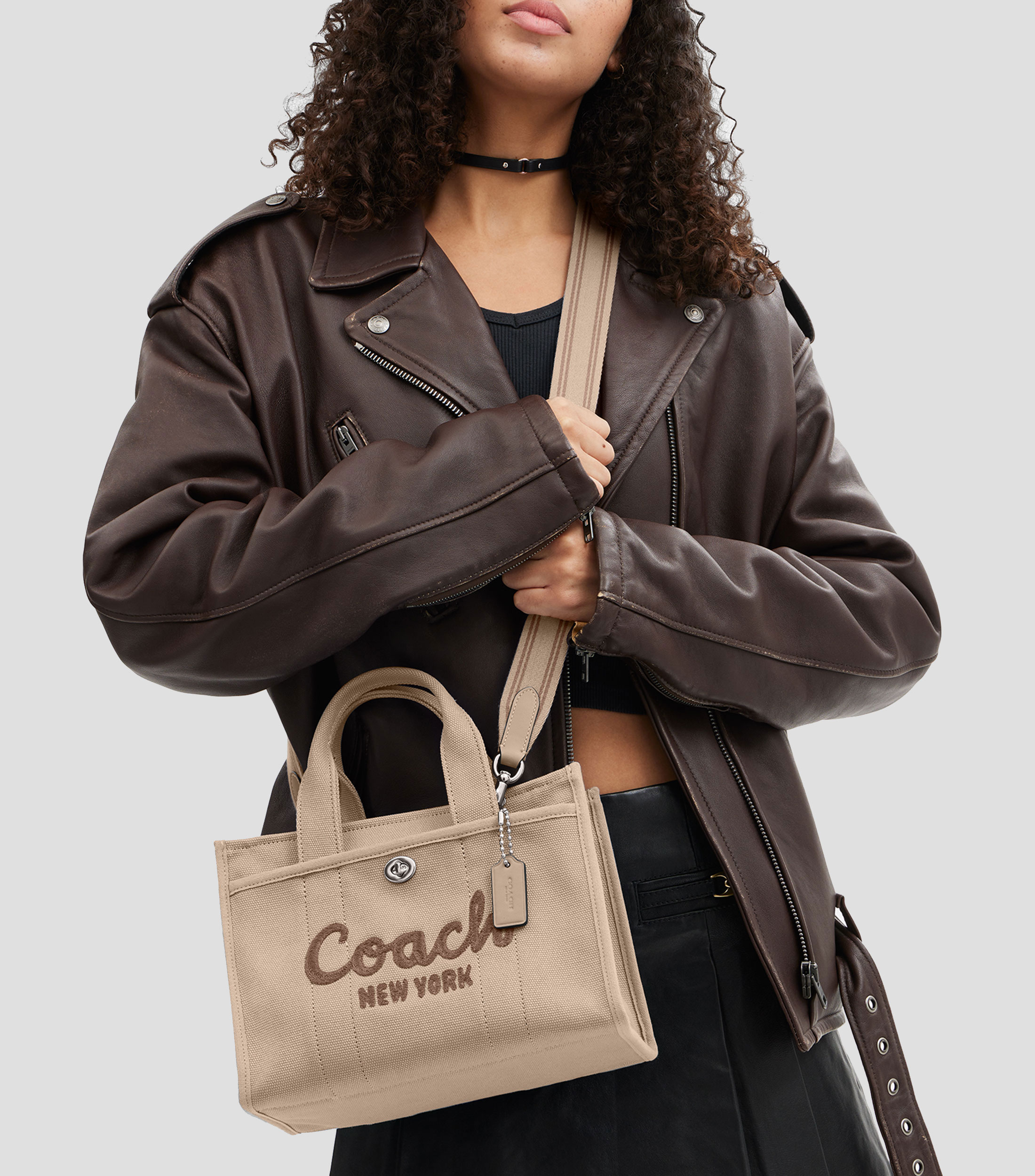 Bolsa tote Varsity con bordado Mujer