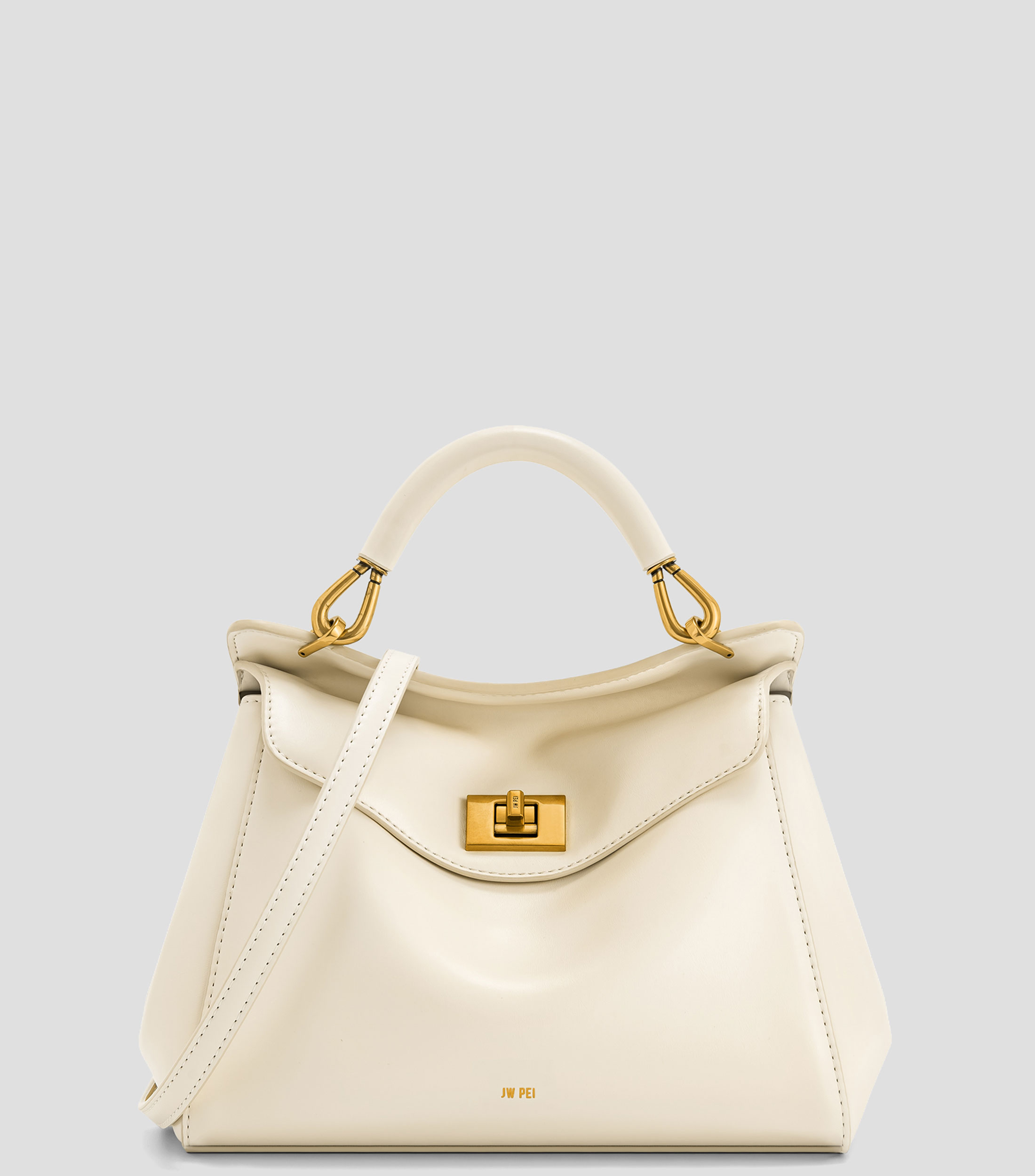 Bolsa satchel blanco Lucia lisa Mujer