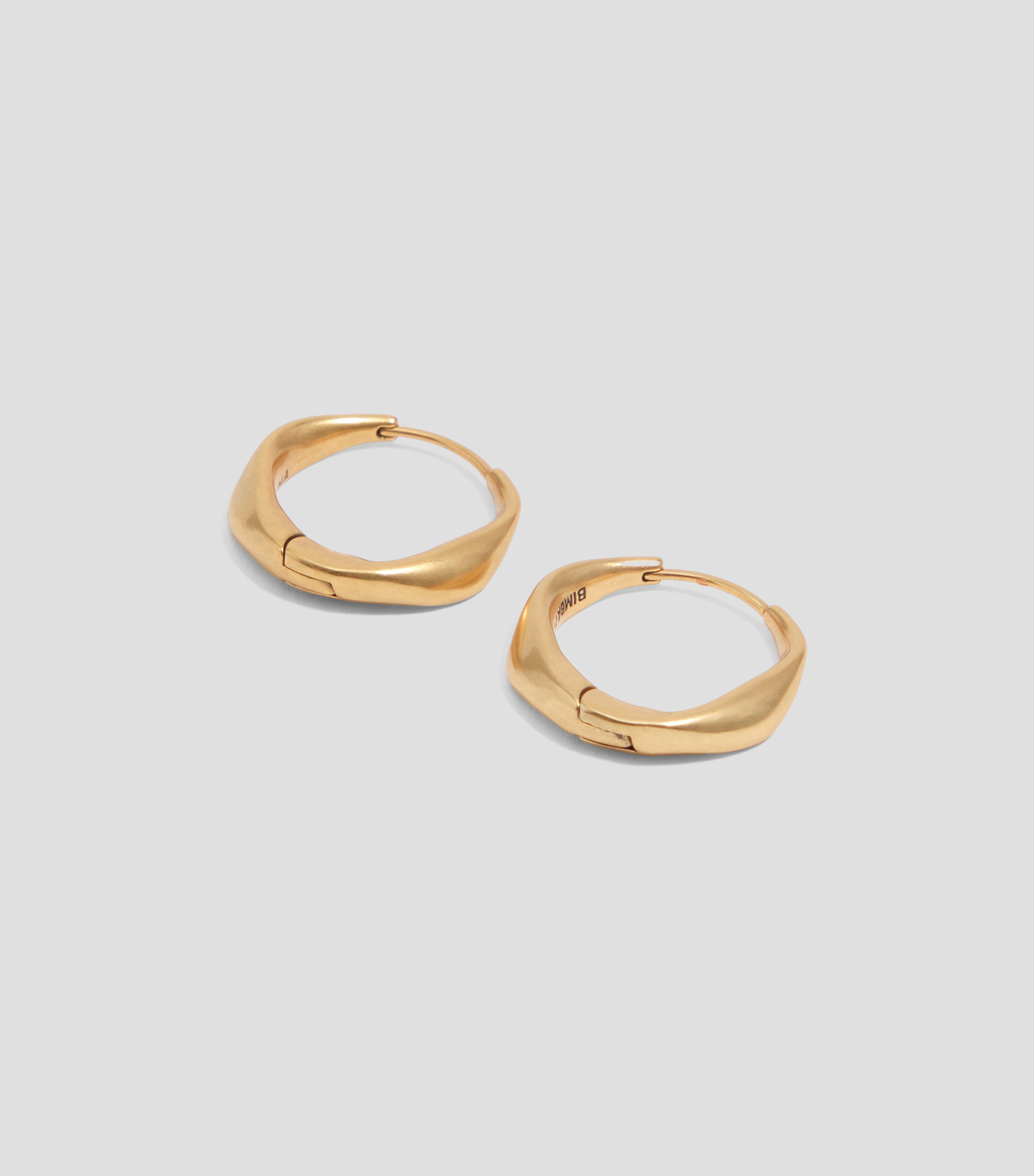 Aretes de aro irregular Mujer