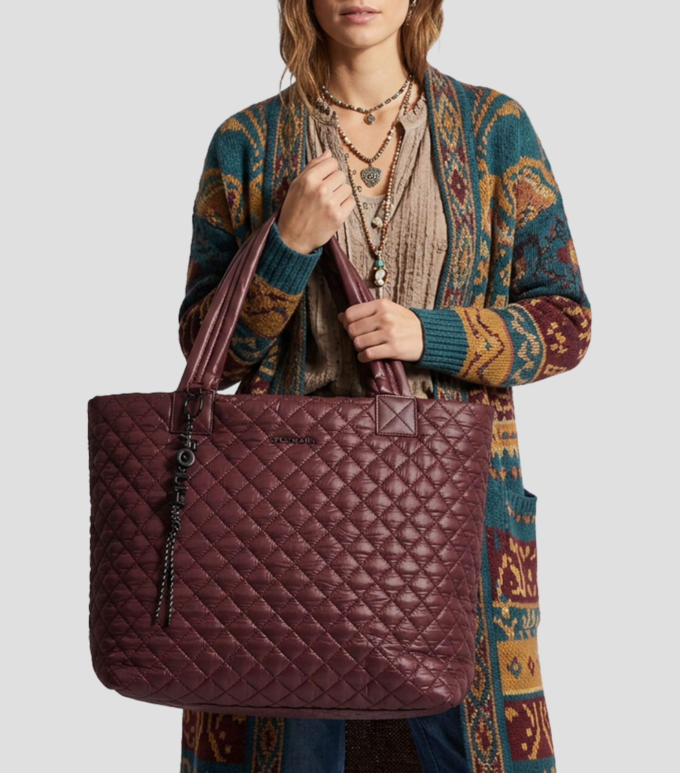 Bolsa Tote Maxi Love Liso Mujer