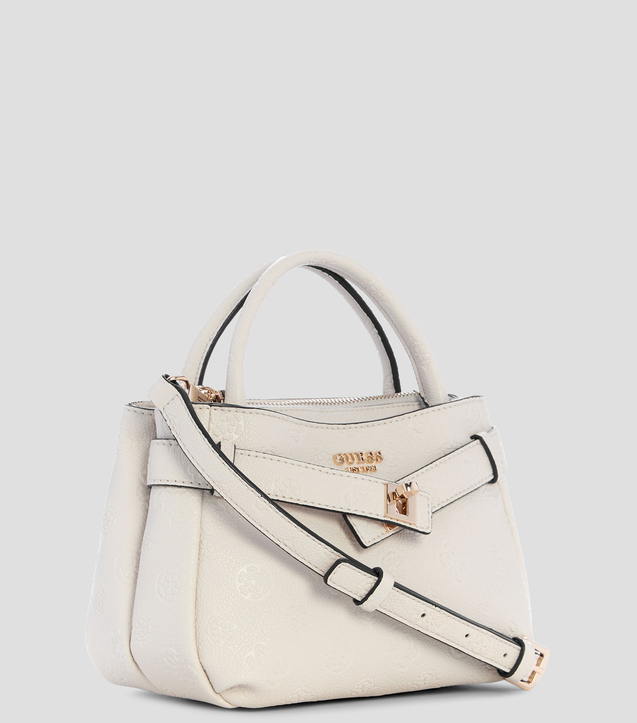 Bolsa satchel blanco Ella lisa Mujer