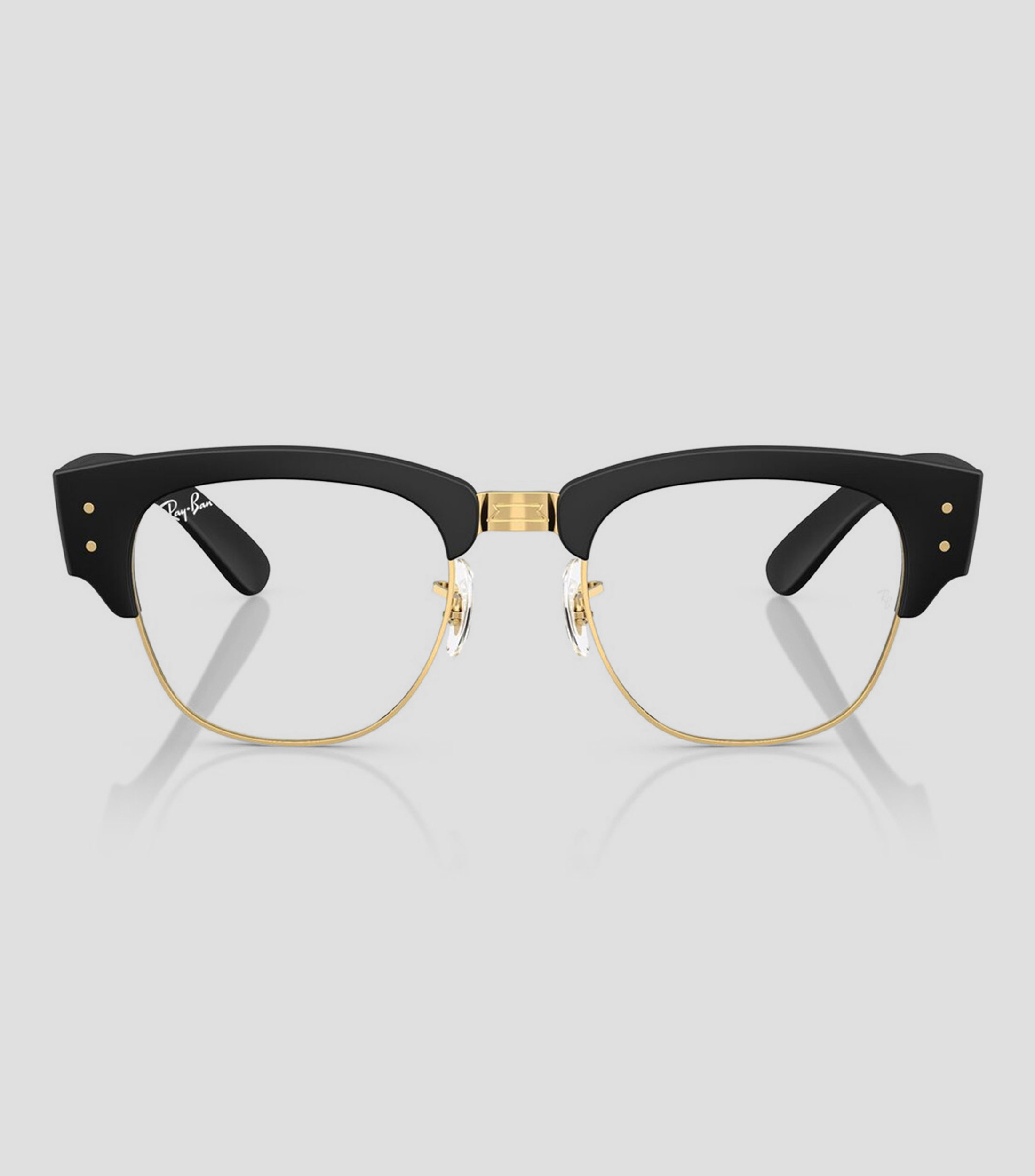 Lentes oftálmicos cuadrados Mega Clubmaster Optics negros Unisex
