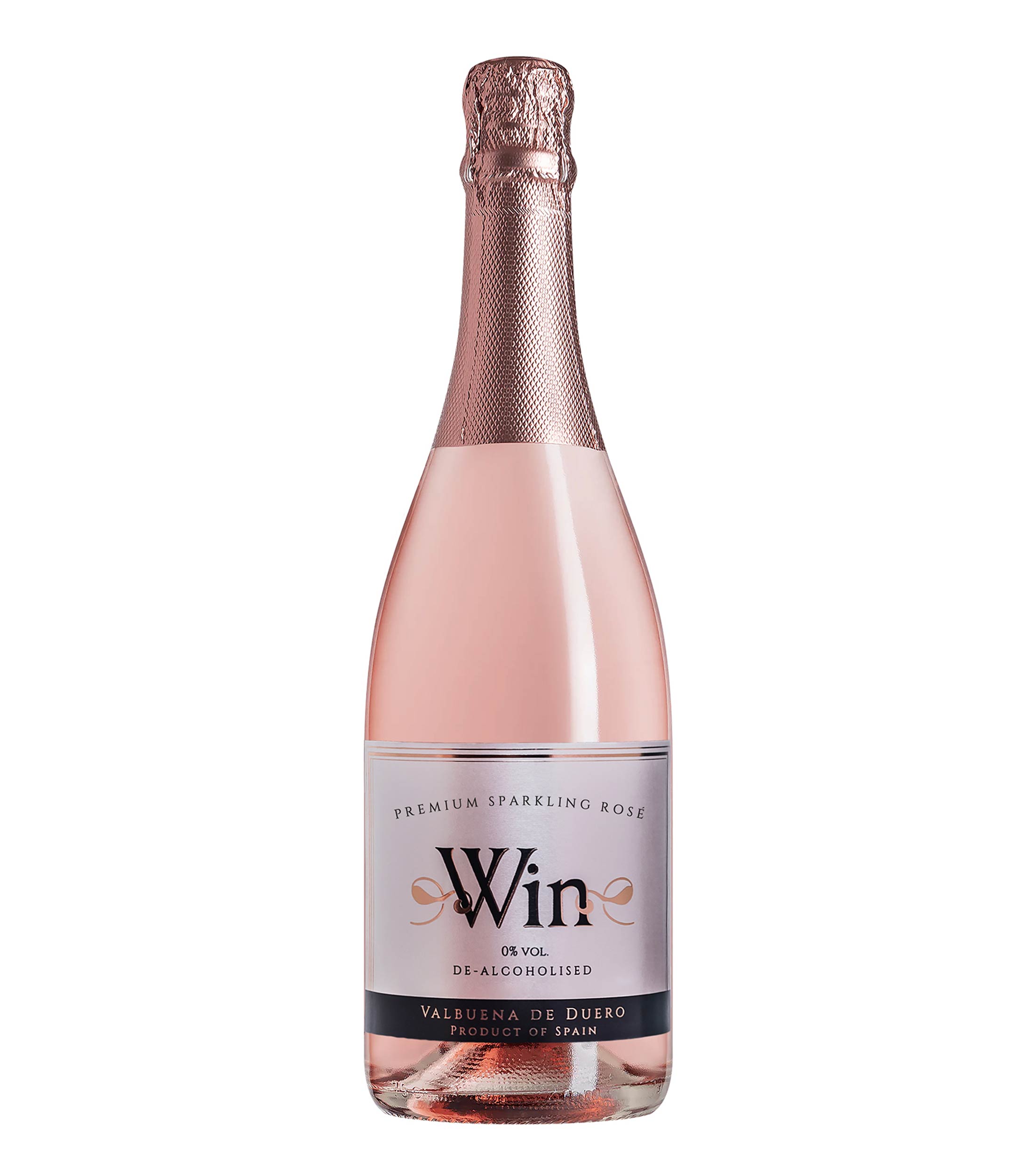 Vino Espumoso Rosado Tempranillo Sin Alcohol, Win, España, 750 ml