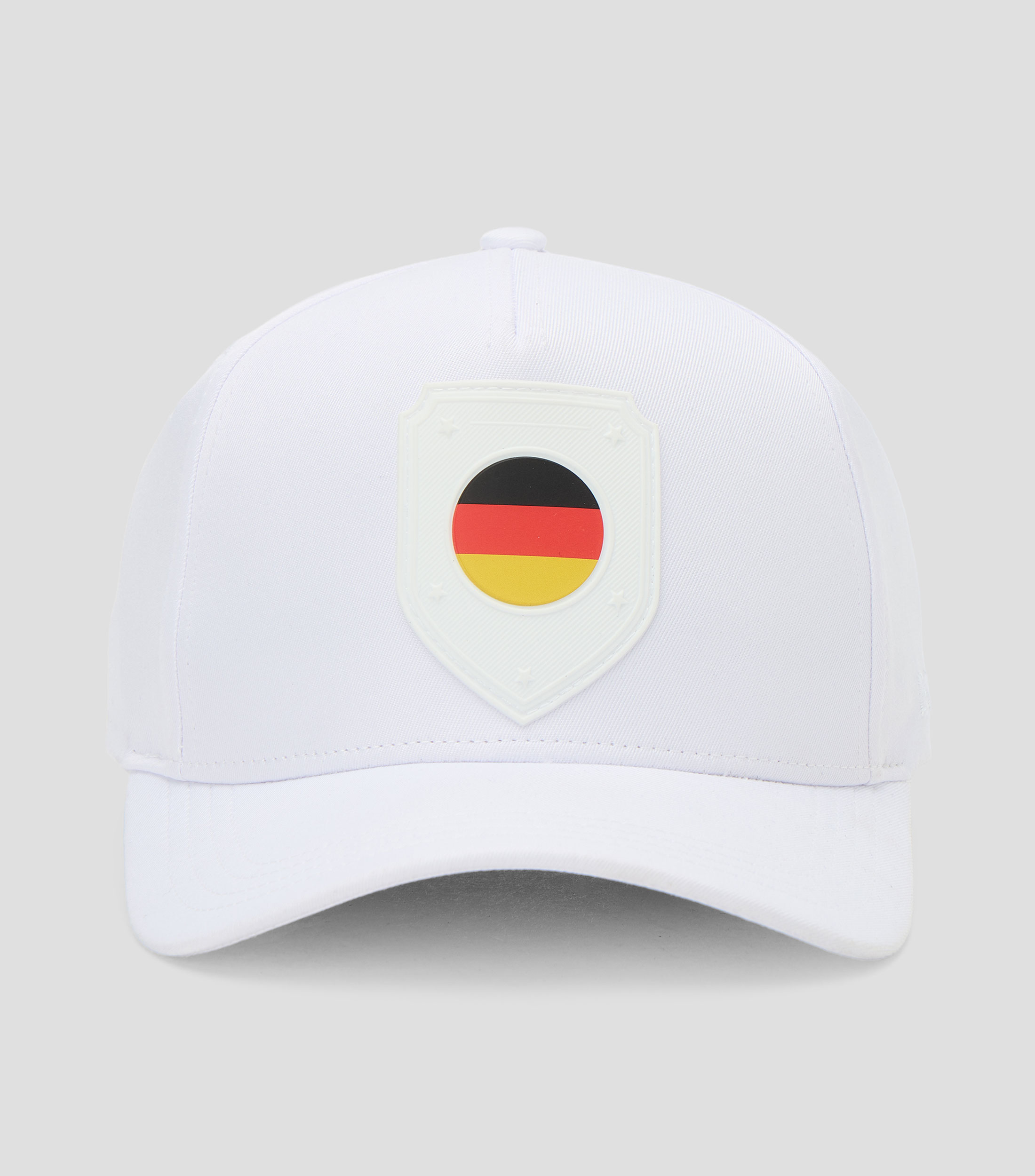 Gorra con escudo de Alemania blanca Hombre