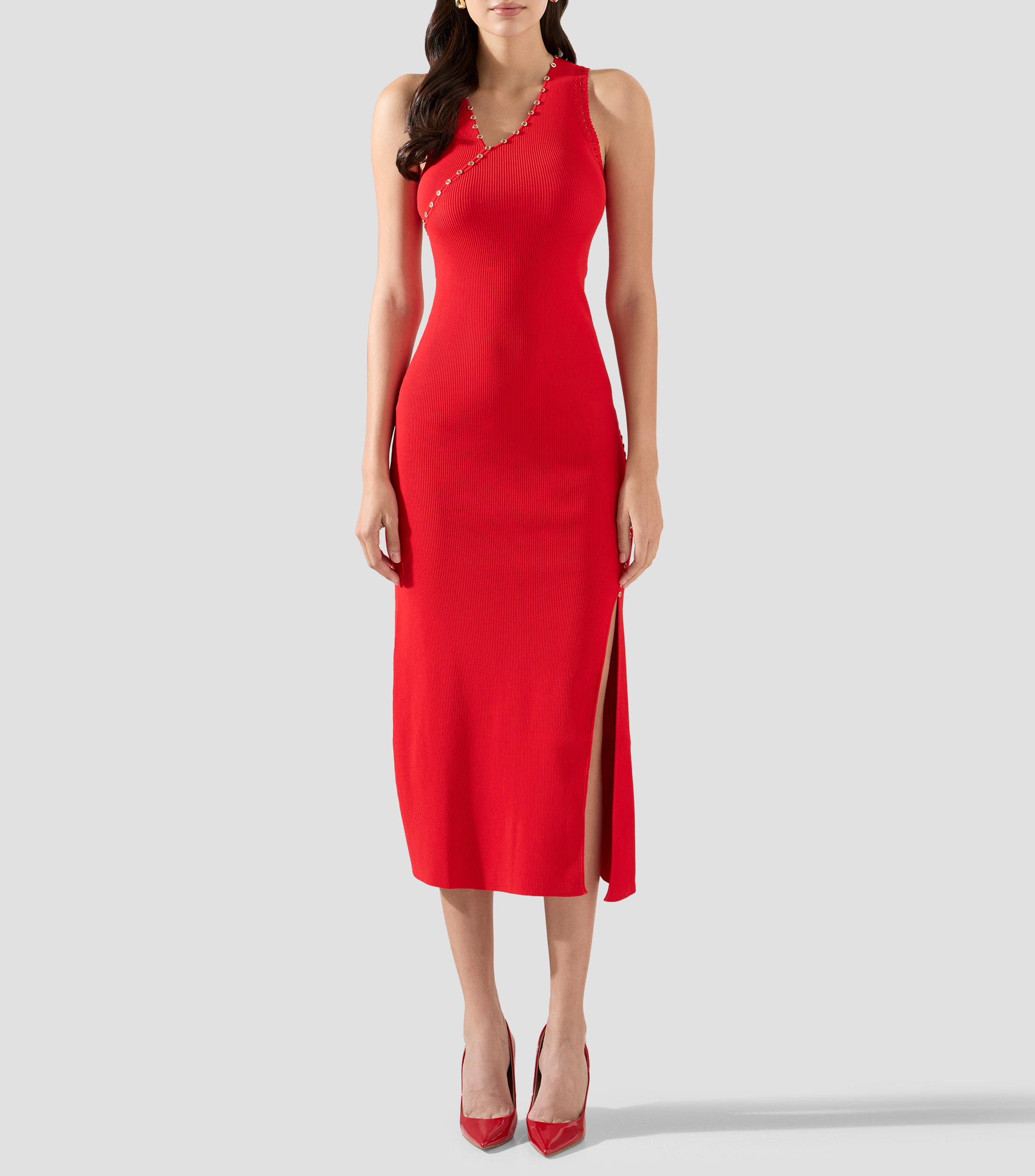 Vestido largo Rita Liso Mujer