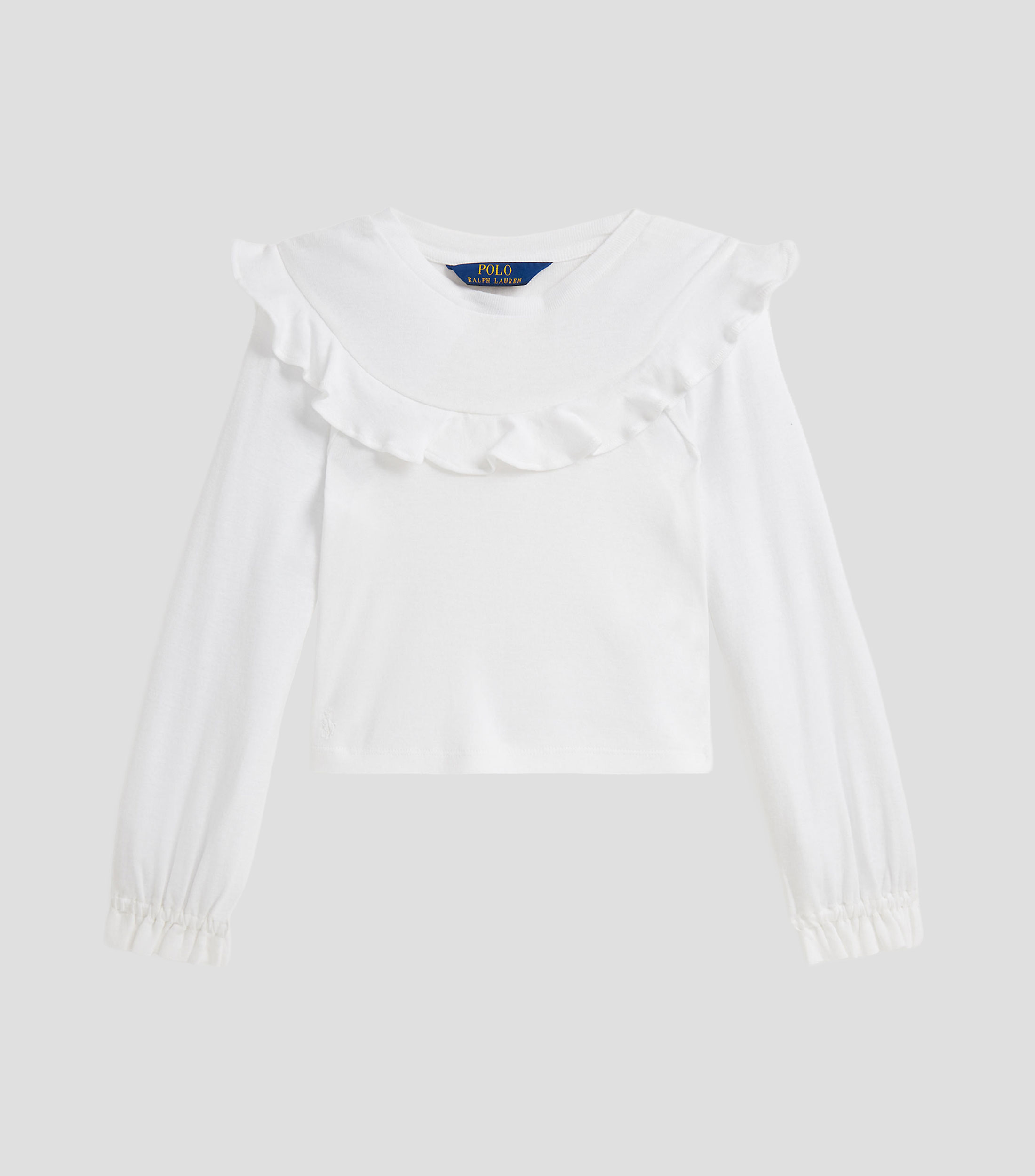 Top cuello redondo manga larga Bebé