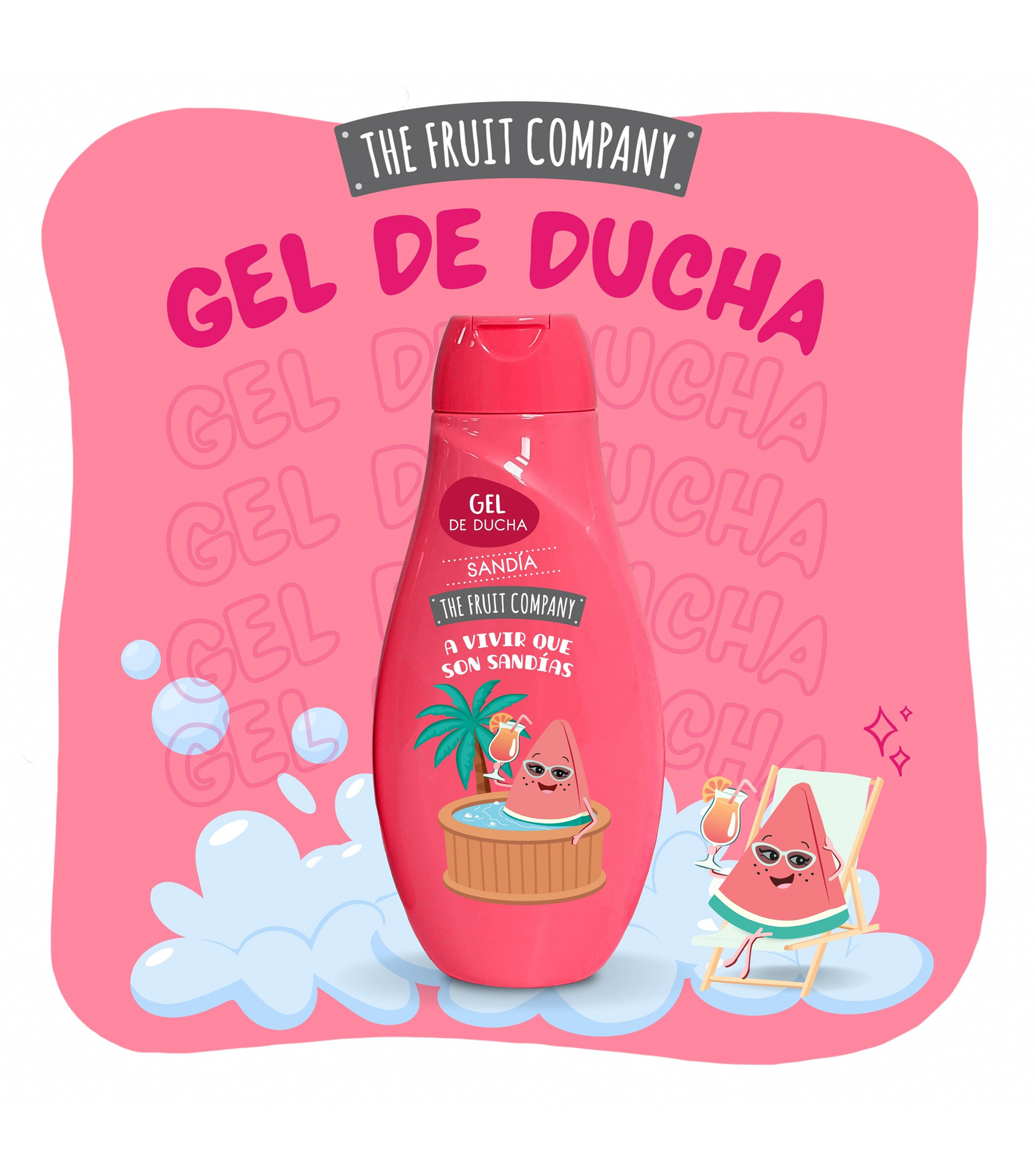Gel de Ducha Sandia, 600 ml