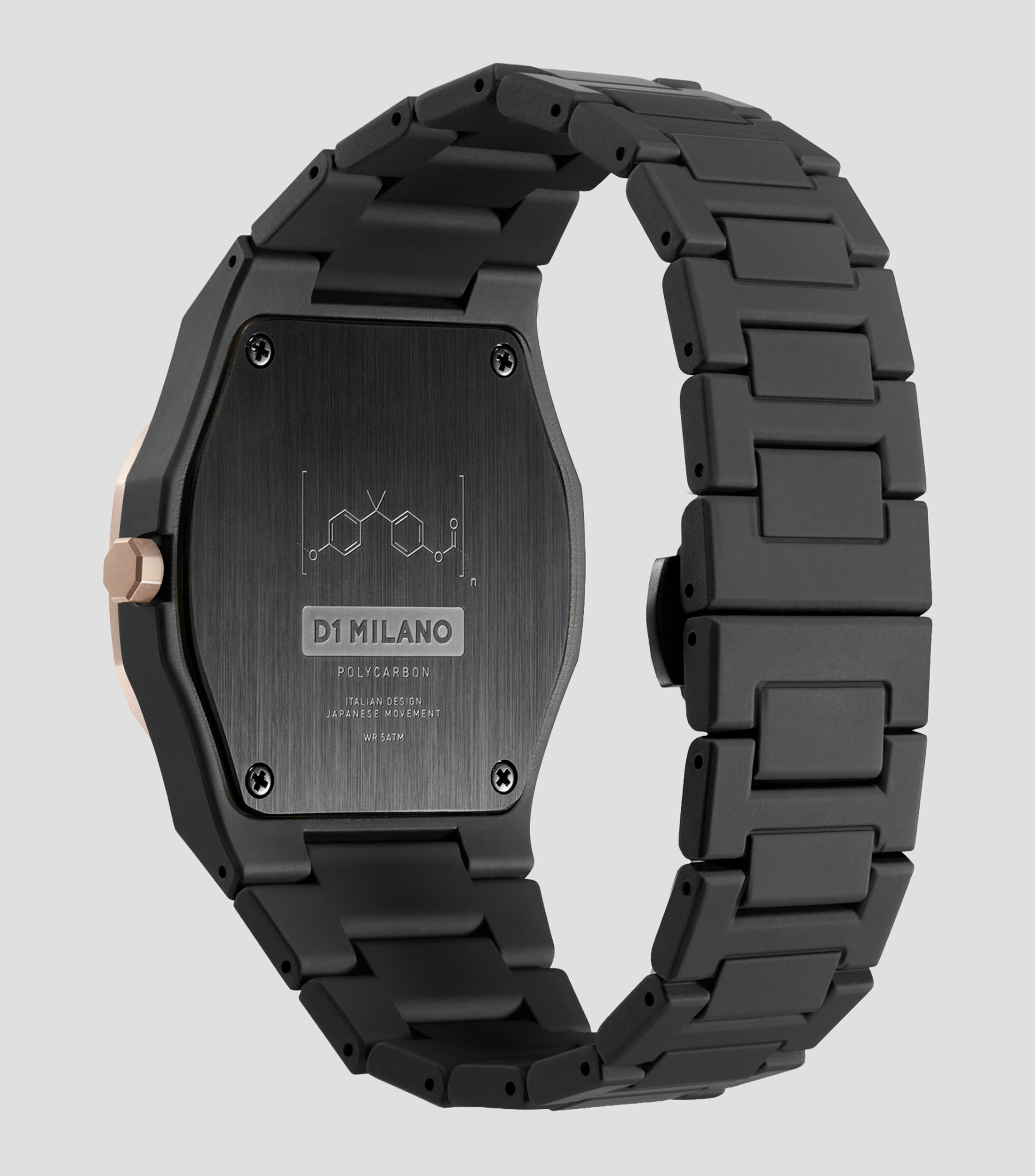 Reloj Unisex Black Mesh casual, Negro