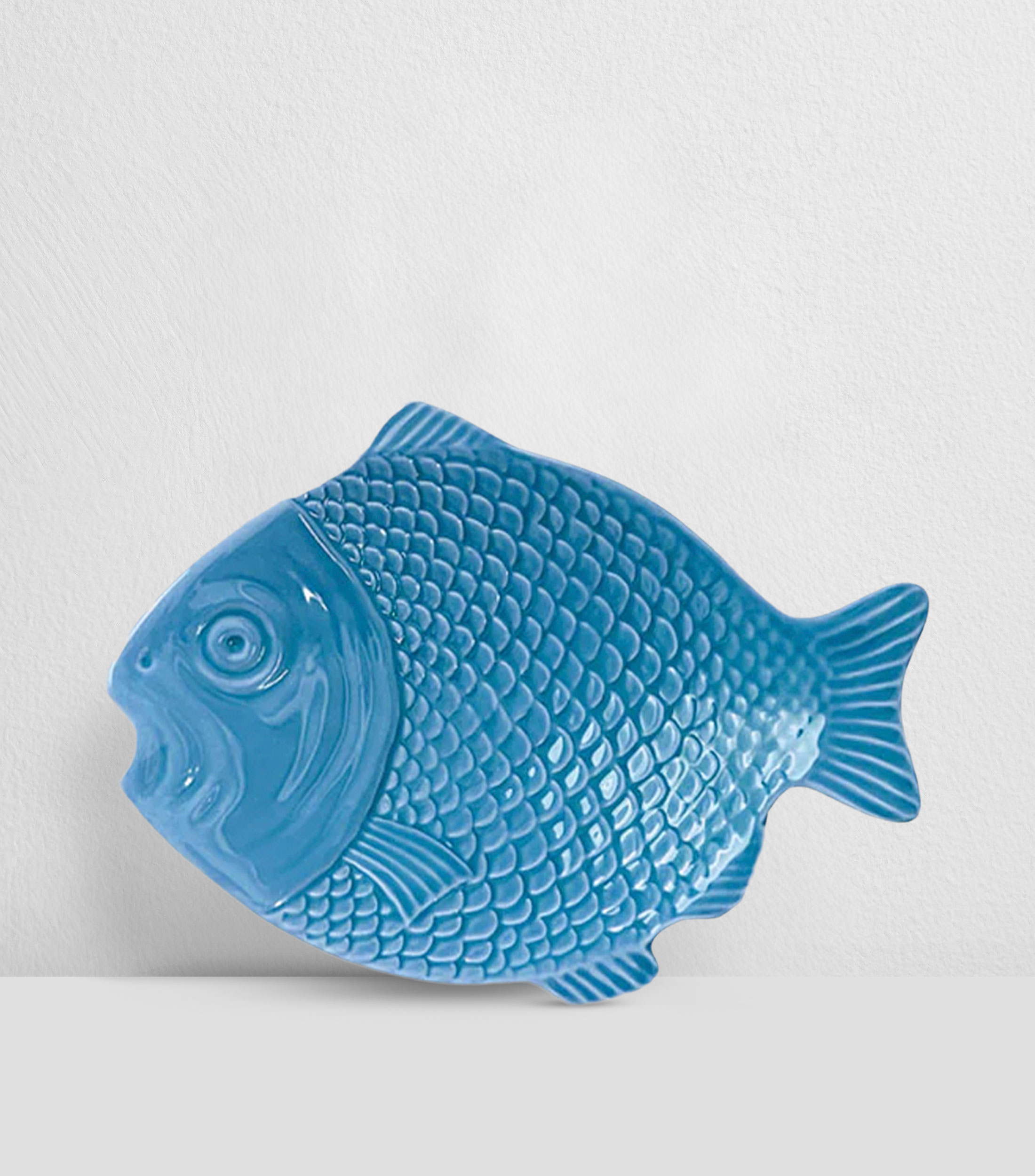Set de 4 Platos para pan La Mar, Pez turquesa